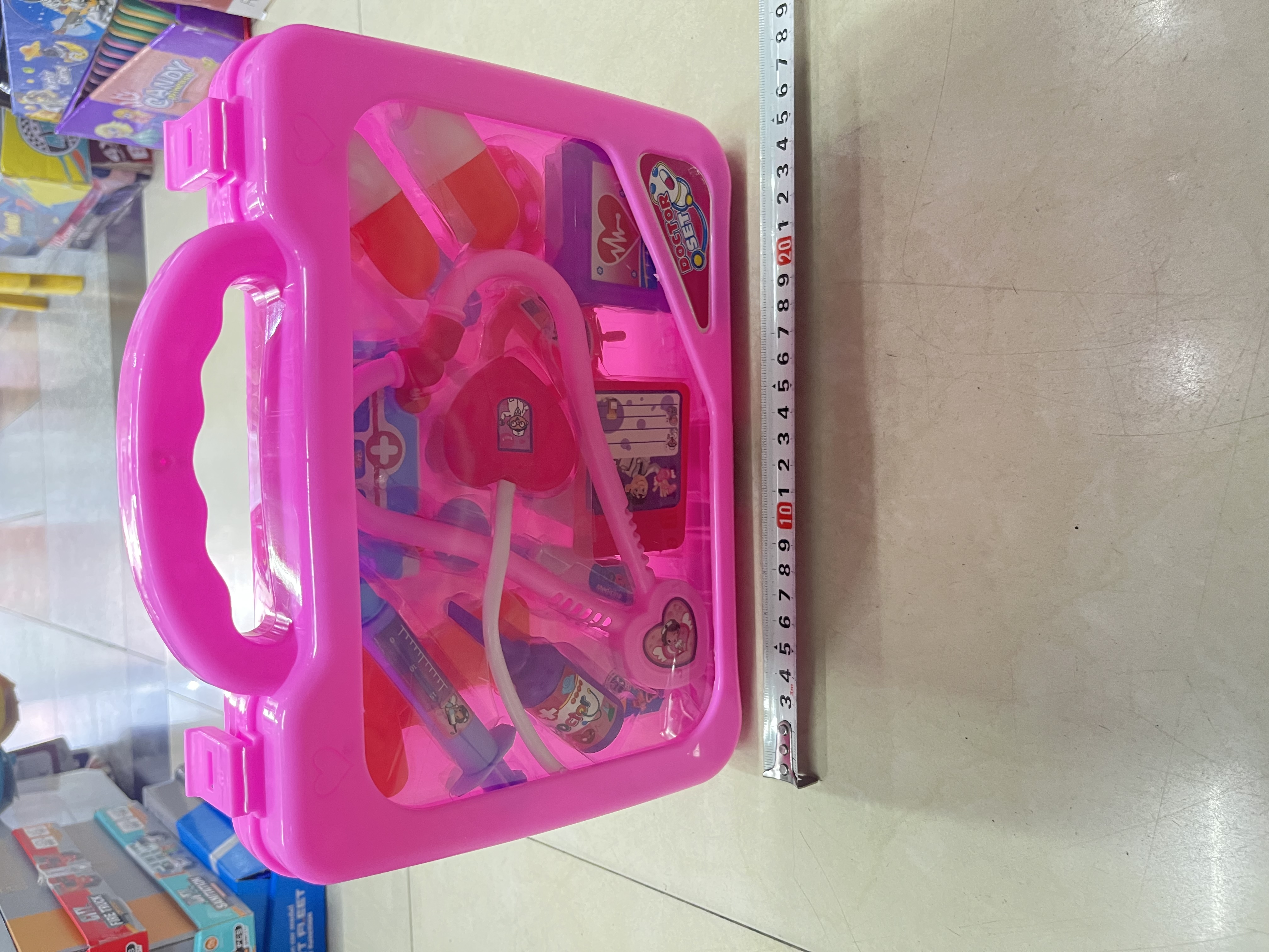 儿童仿真医生玩具套装手提医药箱听诊器 女孩扮演过家家跨境玩具