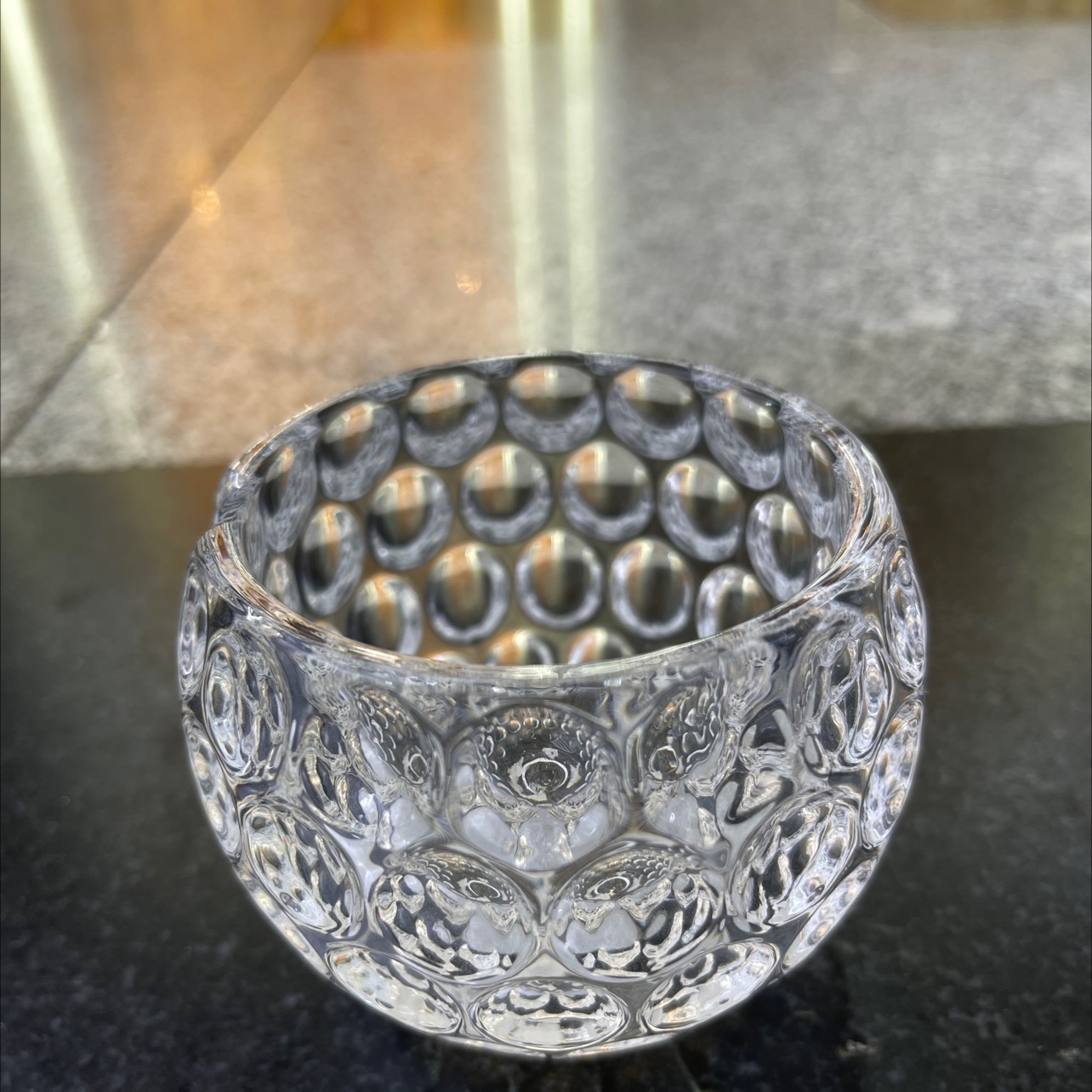 国际商贸城一区十三号门荣山玻璃养花富贵竹烛台香薰炉摆件068