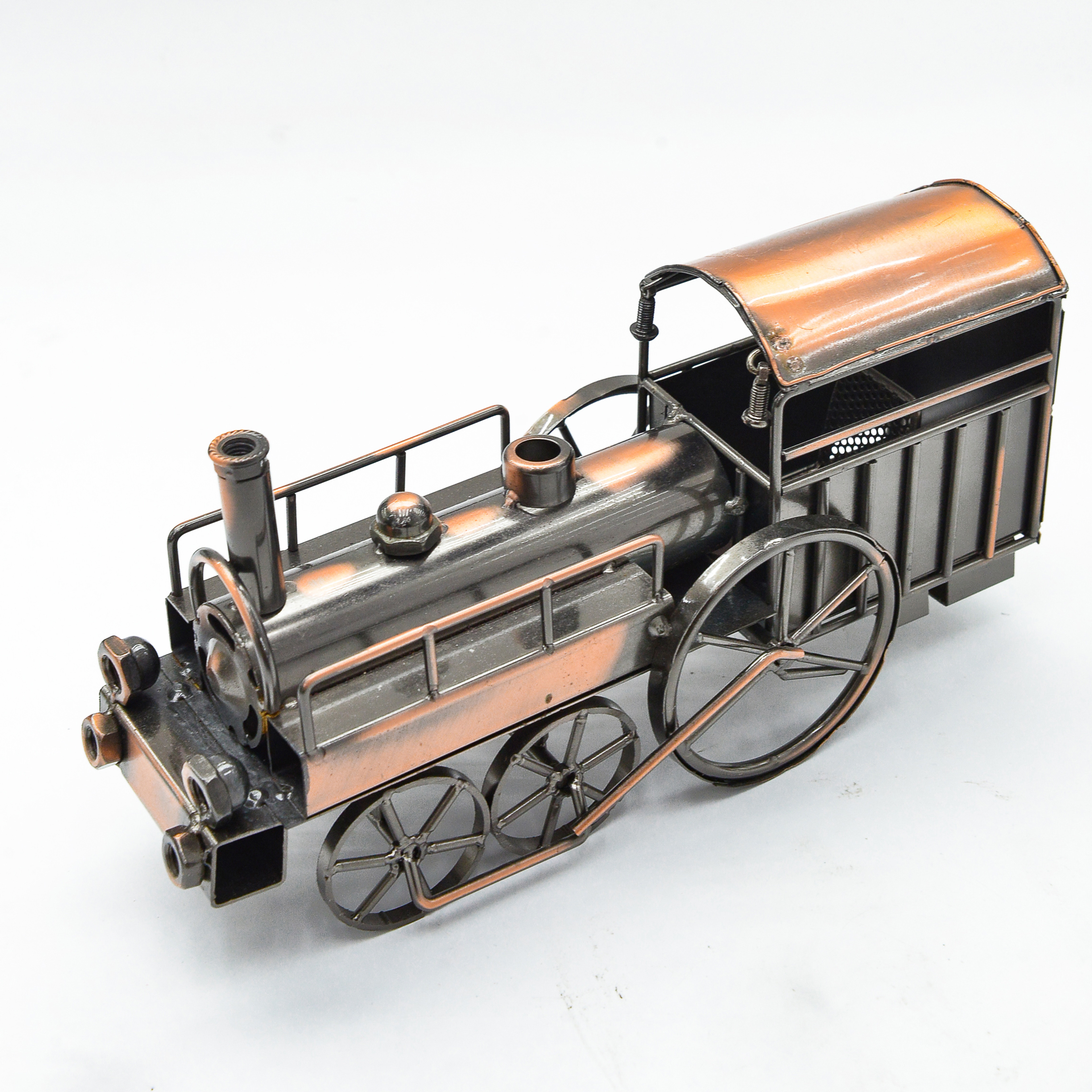 Vintage Iron Ornament Car Ornament Locomotive Item Picture