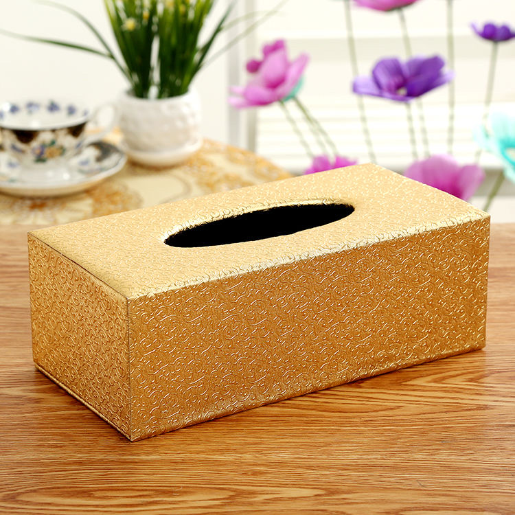Leather tissue box, European-style home tissue box, hotel-specific tissue box, cute storage and organization box