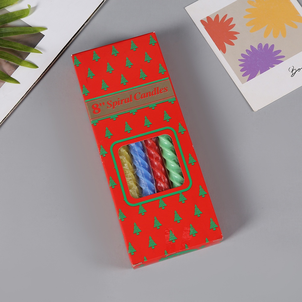 Three professional sizes of threaded candles are available, and the colors can be freely combined Specification image