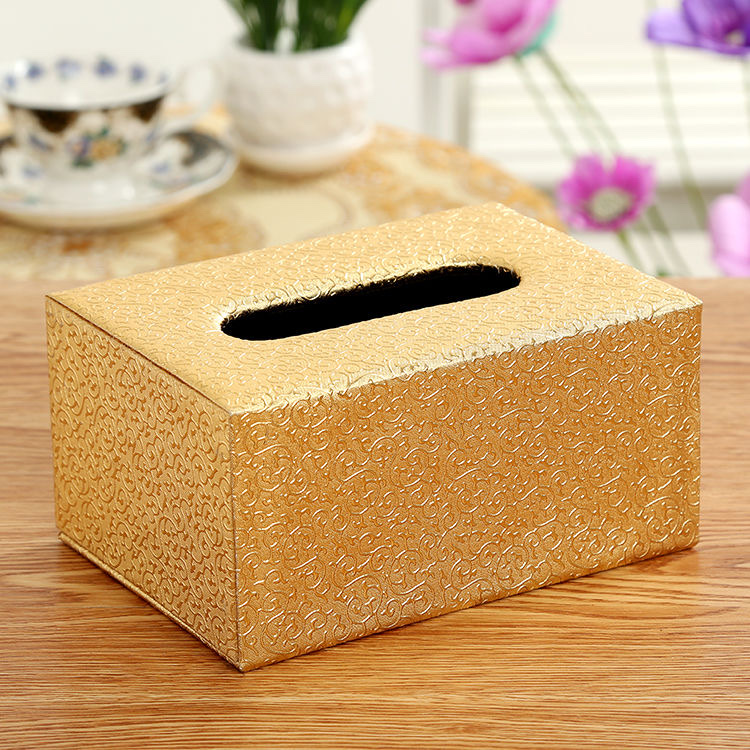 Leather tissue box, European-style home tissue box, hotel-specific tissue box, cute storage and organization box Application Scenario