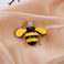动物蜜蜂胸针白底实物图