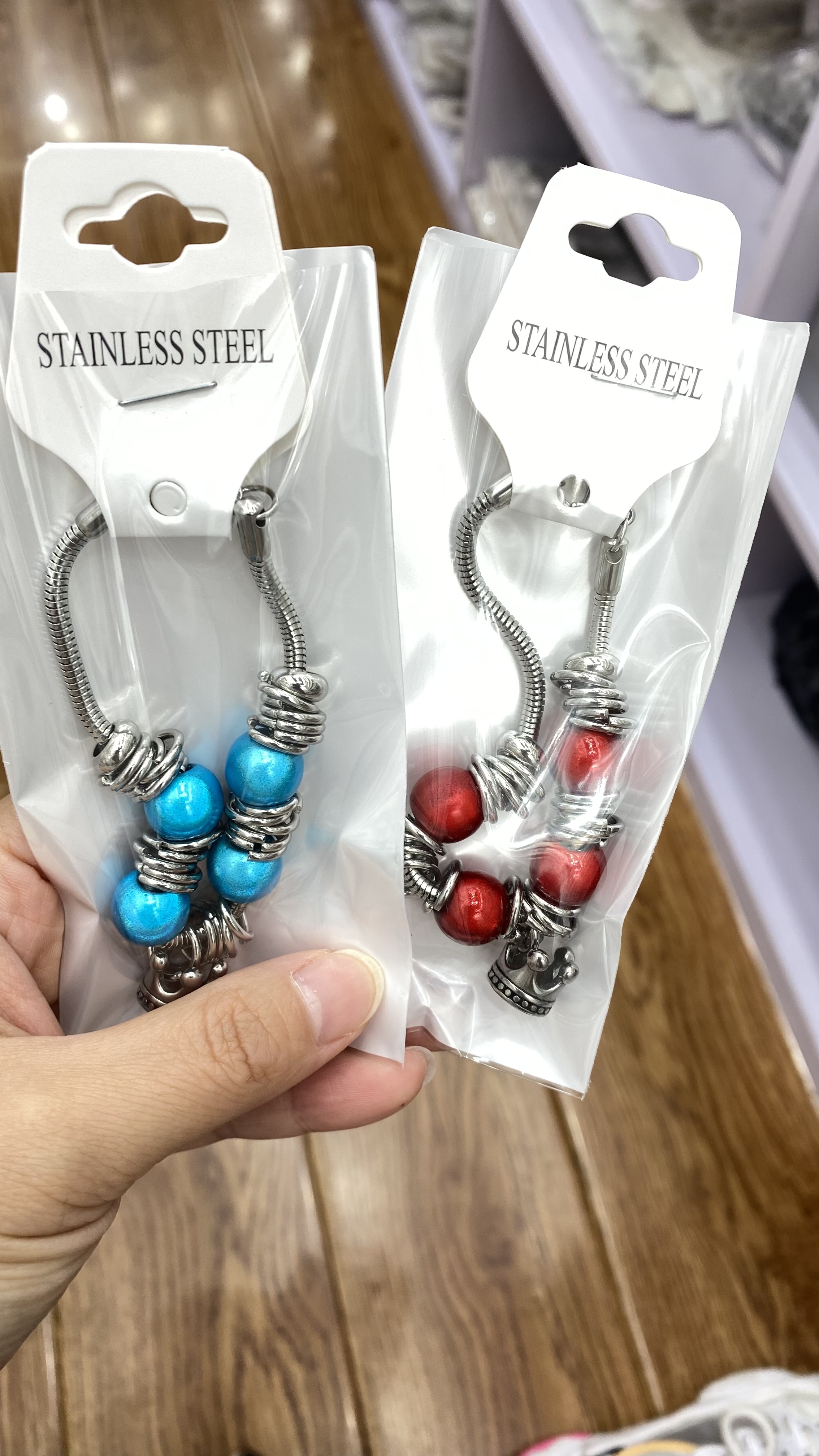 不锈钢手链/手链/珠子手链产品图