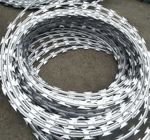 Blade barbed wire, protective net