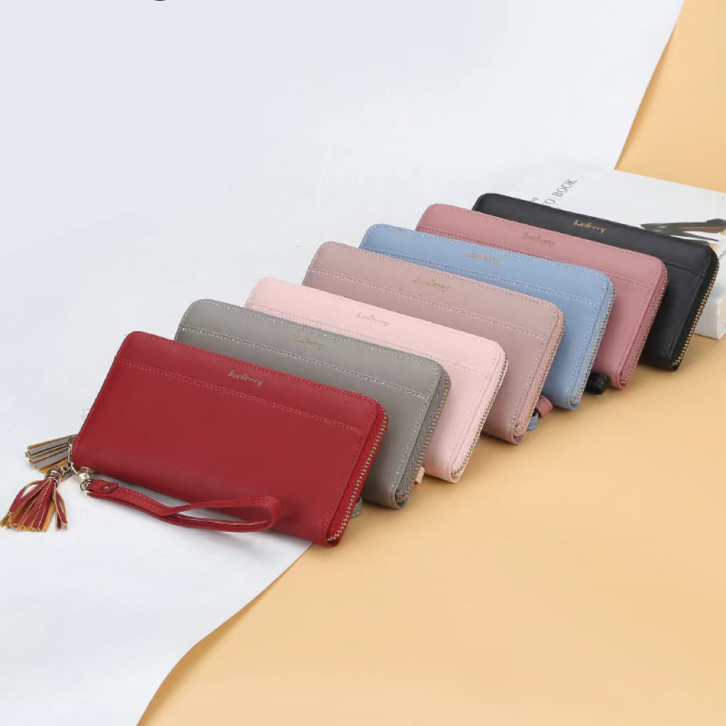 Popular lady field wallet flecos cremallera clutch bag gran capacidad moda teléfono bag cross border Application Scenario