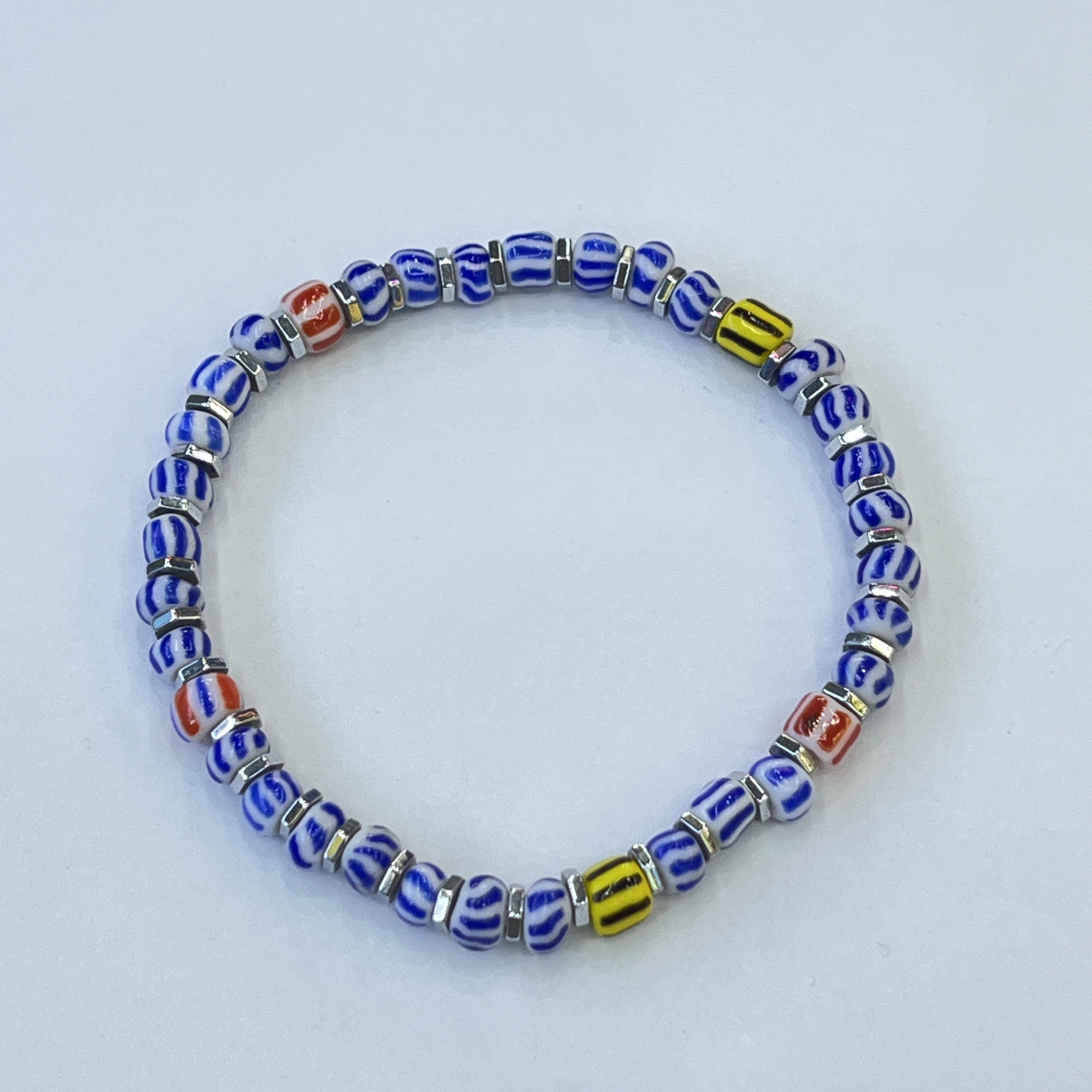 DIY personalized and creative Bohemian-style colored rice bead bracelet, a best-selling and popular jewelry item Specification image