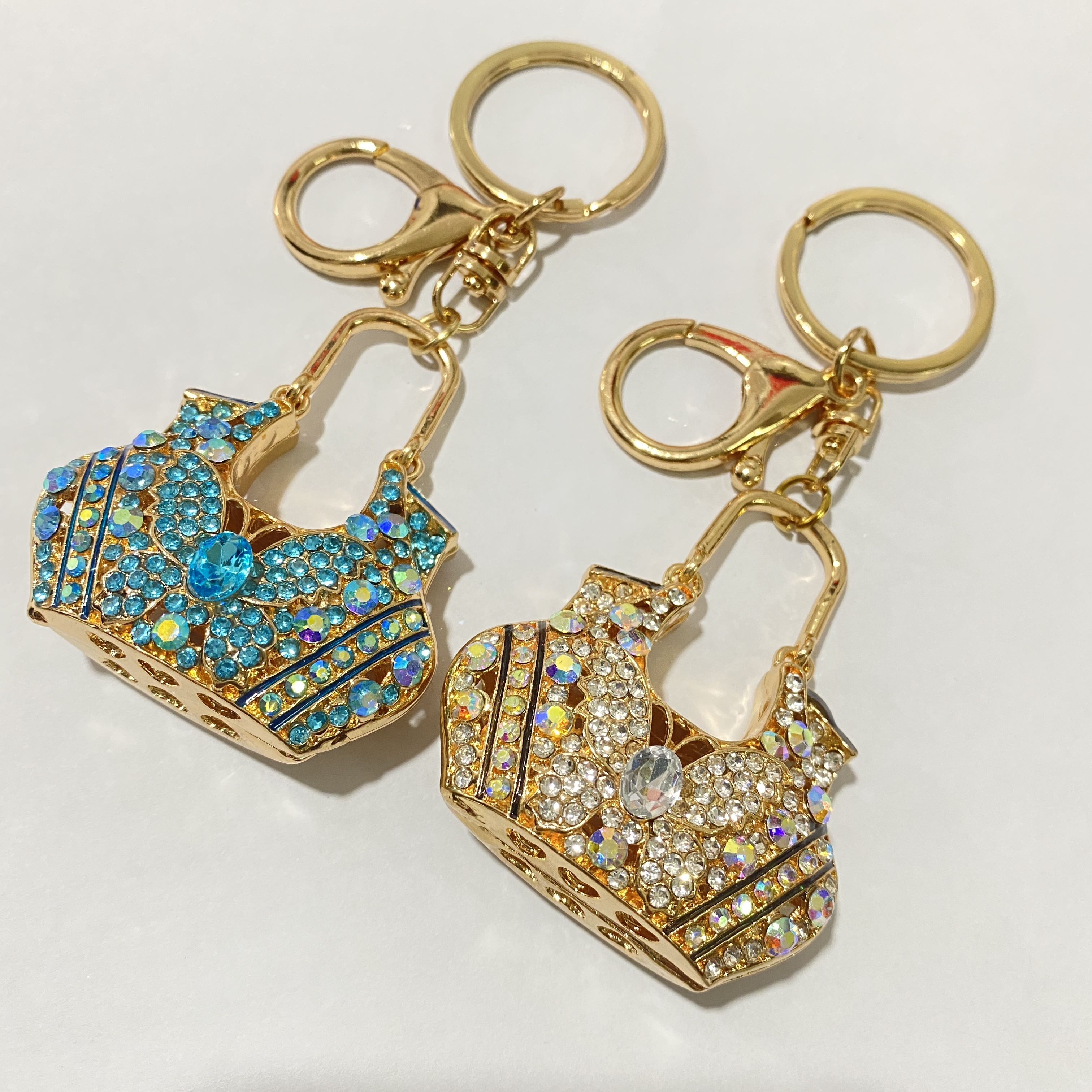 合金带钻包包钥匙扣包扣流行款式