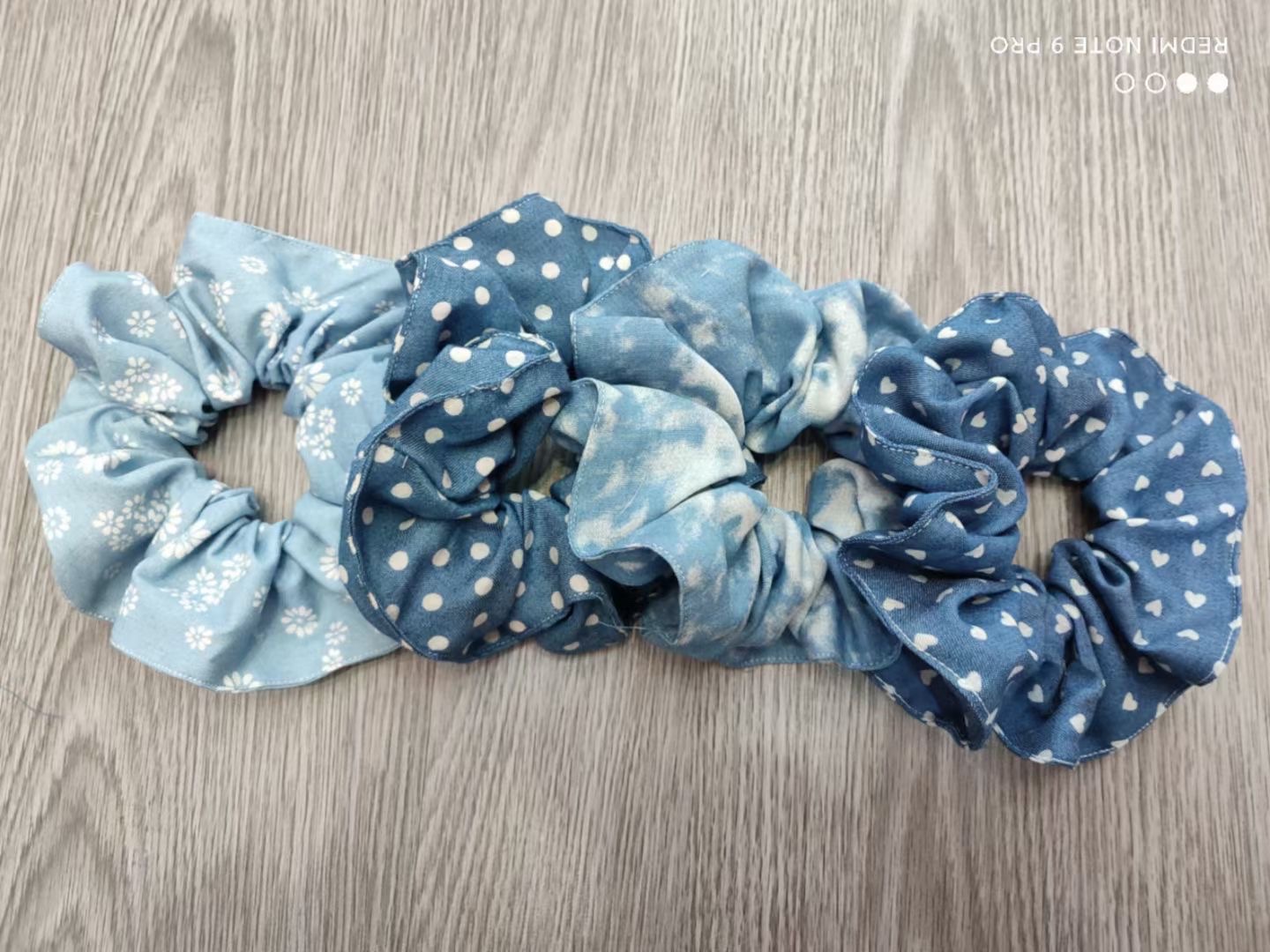 大肠圈/牛仔布/时尚流行细节图