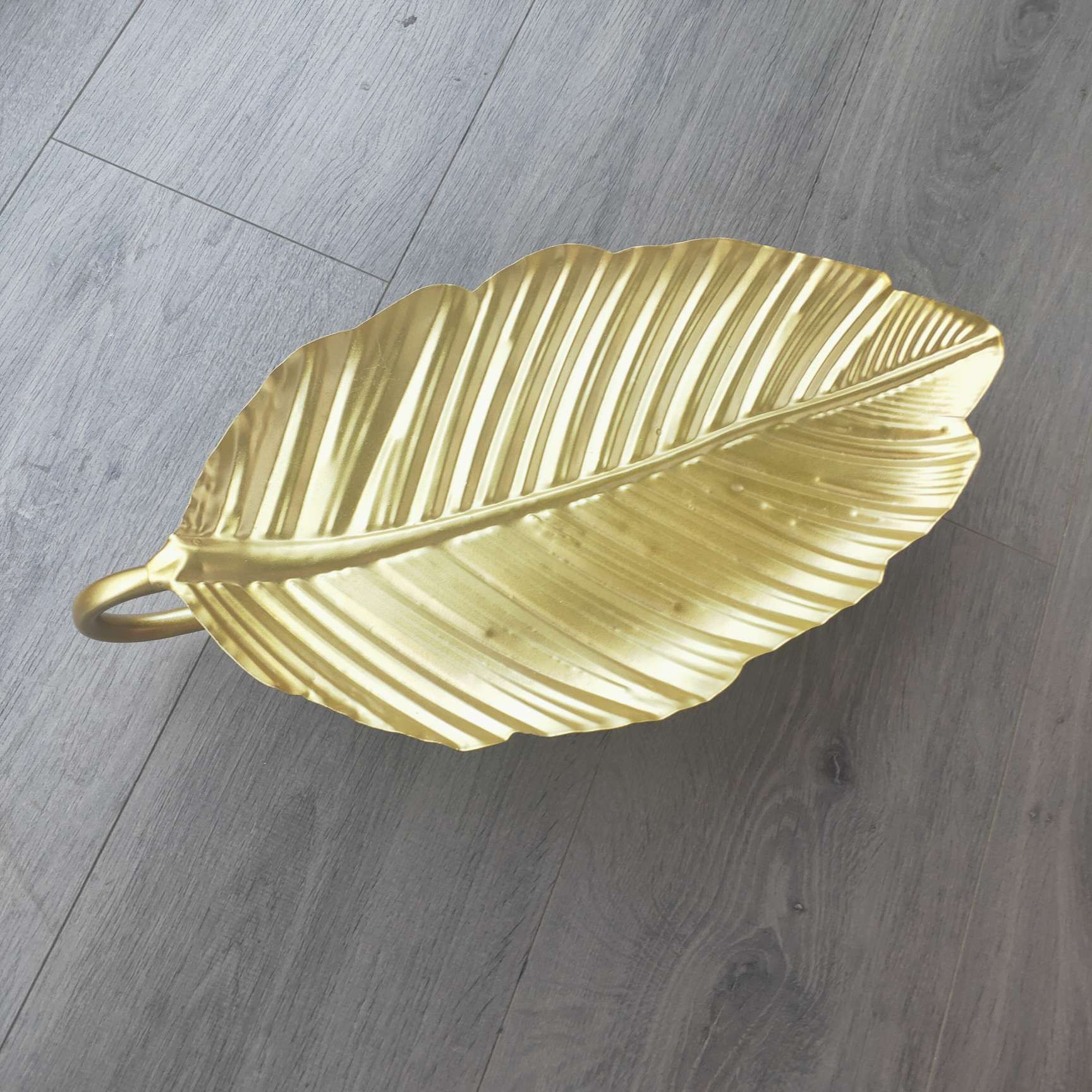 010 Ironwork leaf ornaments, trays, table ornaments, home decoration handicrafts Specification image