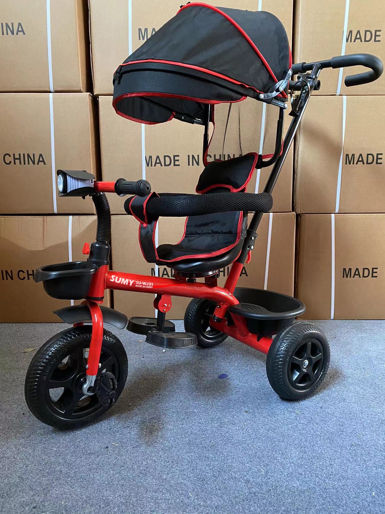 New children's pedal tricycle, baby stroller, tricycle bicycle, children's stroller Application Scenario