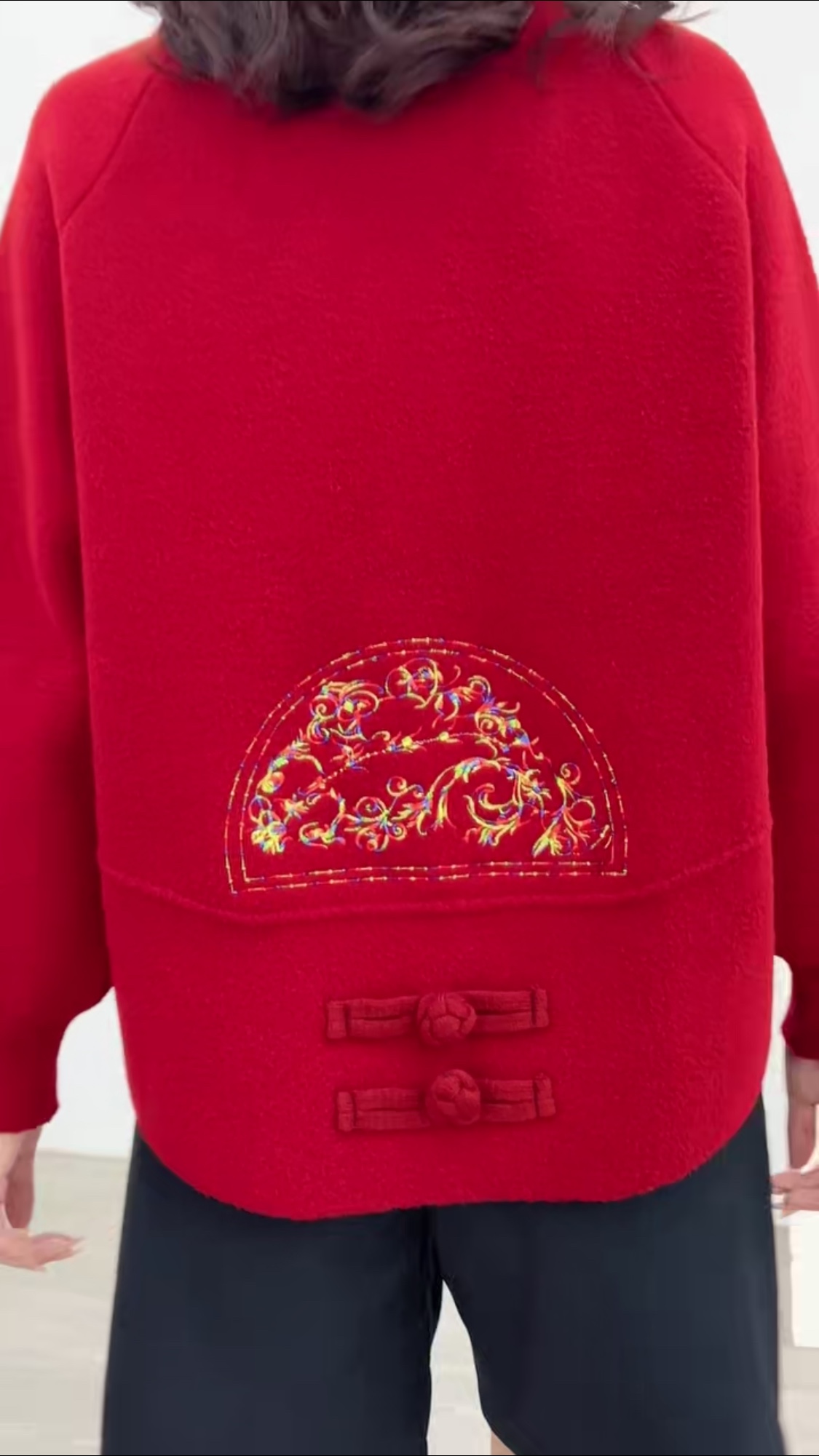 "2023 New style!" Red long-sleeved knitted top for women's autumn and winter, fashionable and warm. You'll regret it if you don't buy it! Limited-time flash sale! Application Scenario
