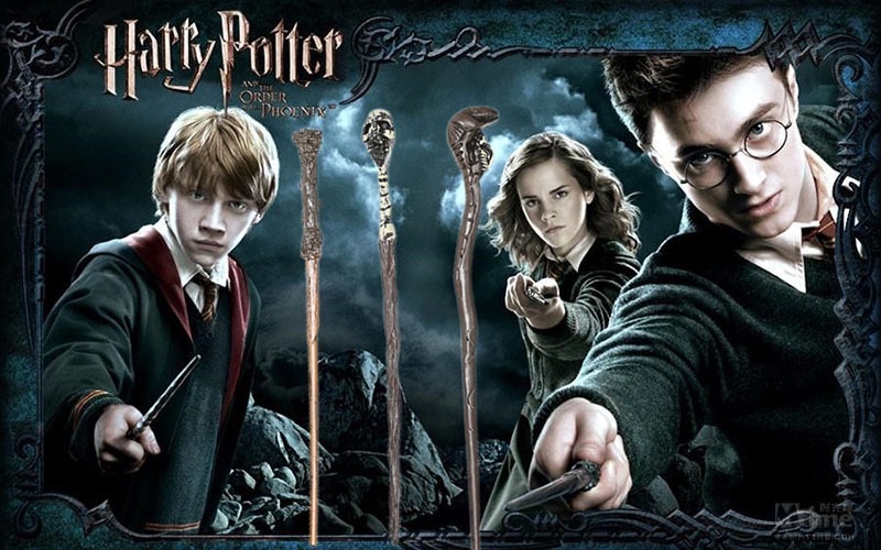 Halloween party cane stage performance props: Non-luminous scepter, Harry Potter magic wand