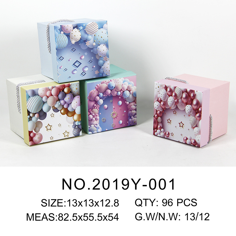 圣诞苹果盒/方形单盒/金葱纸礼盒产品图