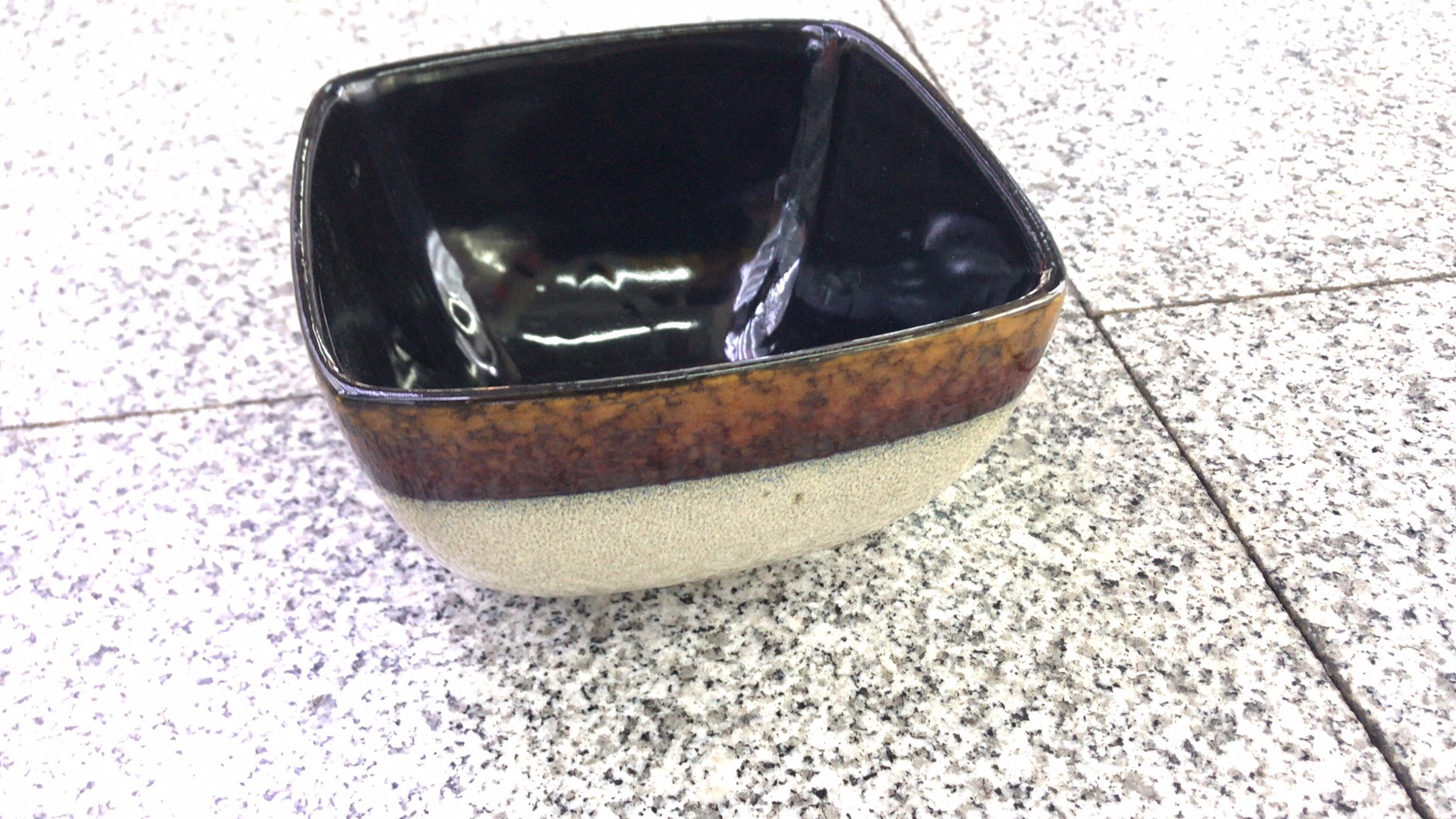 陶瓷色釉四方碗陶瓷餐具餐碗详情图1
