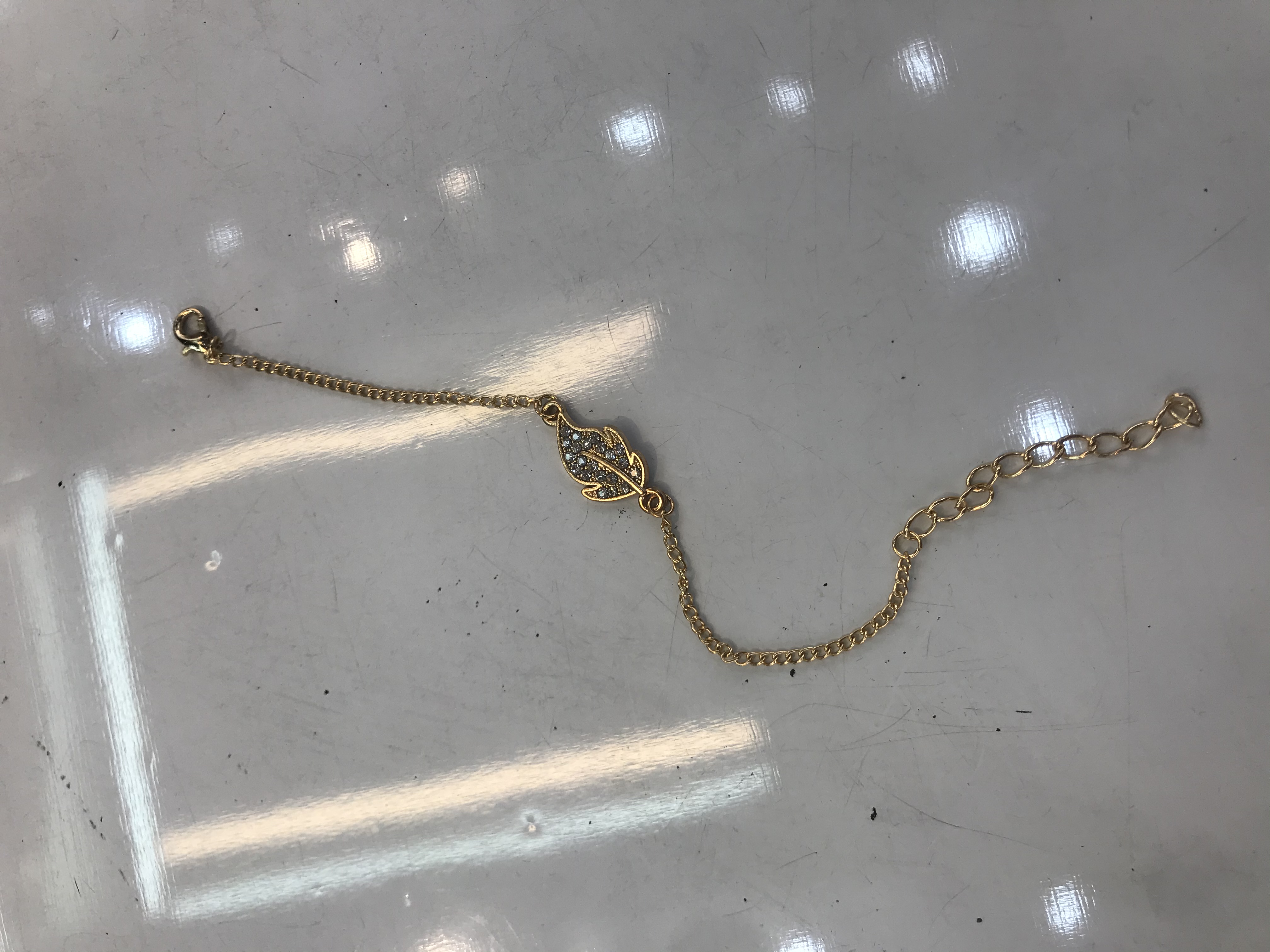 时尚合金手链细节图