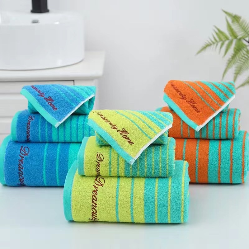 Toalla dreamhouse toalla de baño toalla cuadrada juego de tres piezas toalla de algodón premium toalla facial para parejas engrosada y suave
