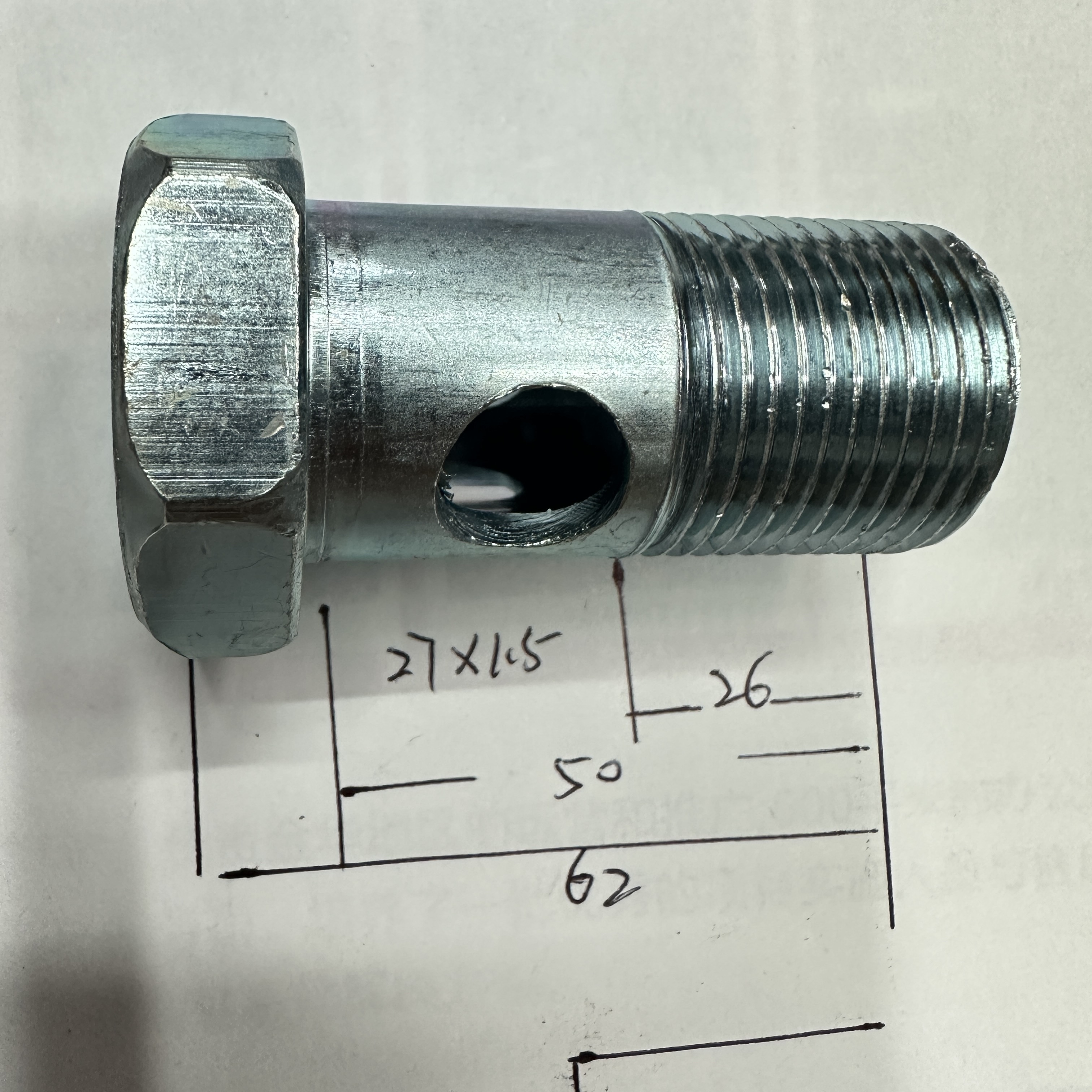 空心螺丝/滤清器配件/发动机配件产品图