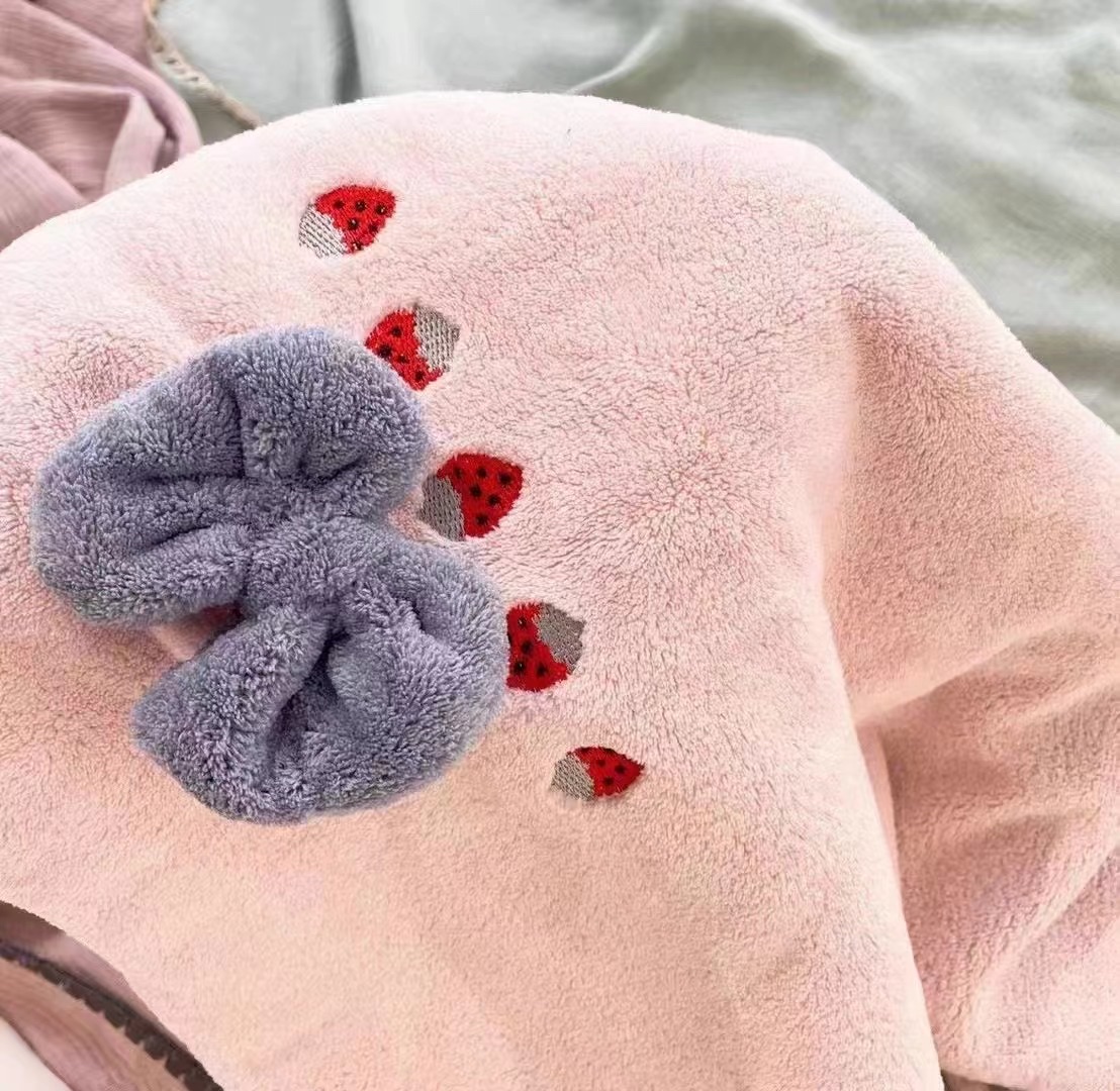 Toalla coral fleece suave y absorbente no se cae el pelo los niños cubierta extra gruesa manta toalla de playa toalla de baño arco Application Scenario