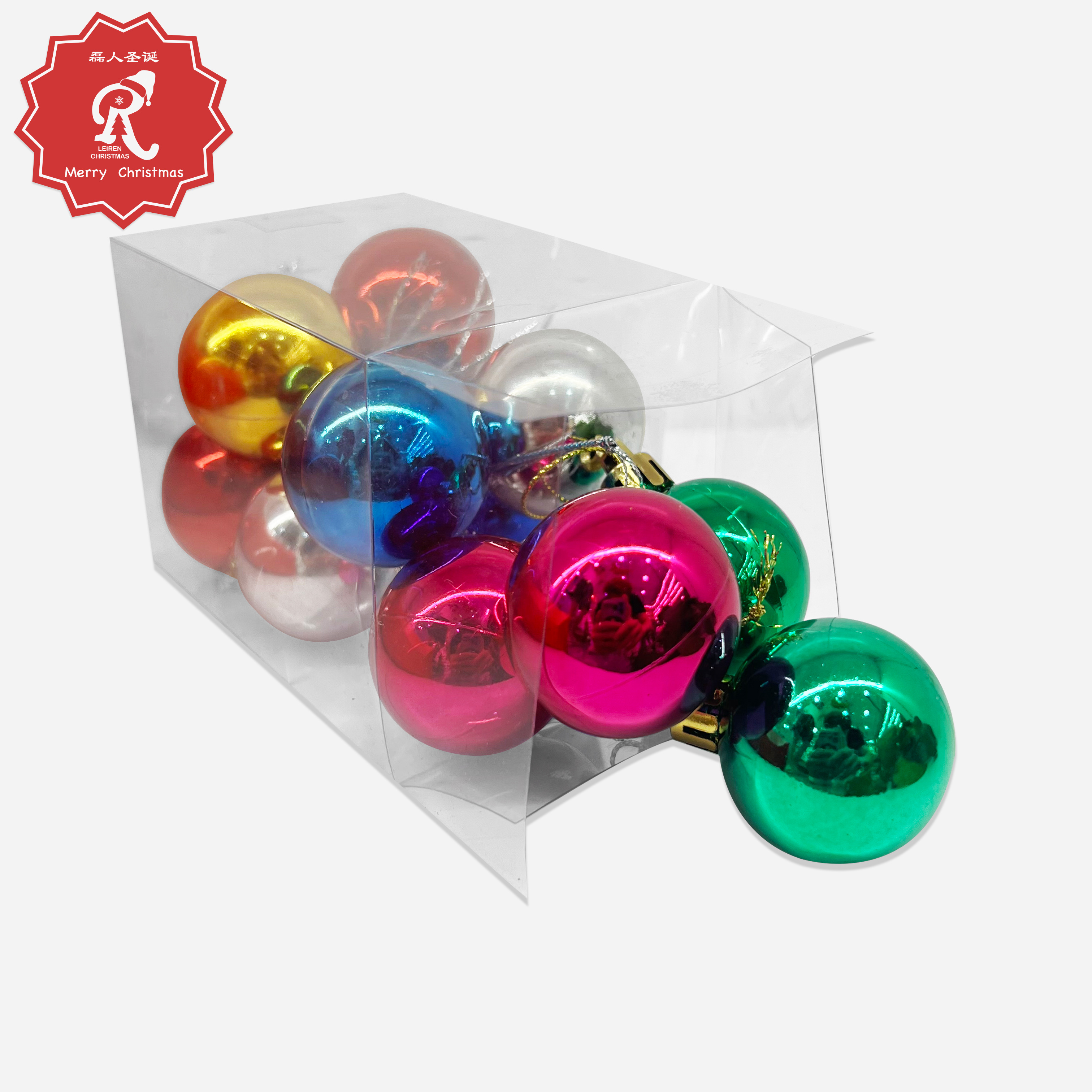 圣诞球/圣诞装饰/混色细节图