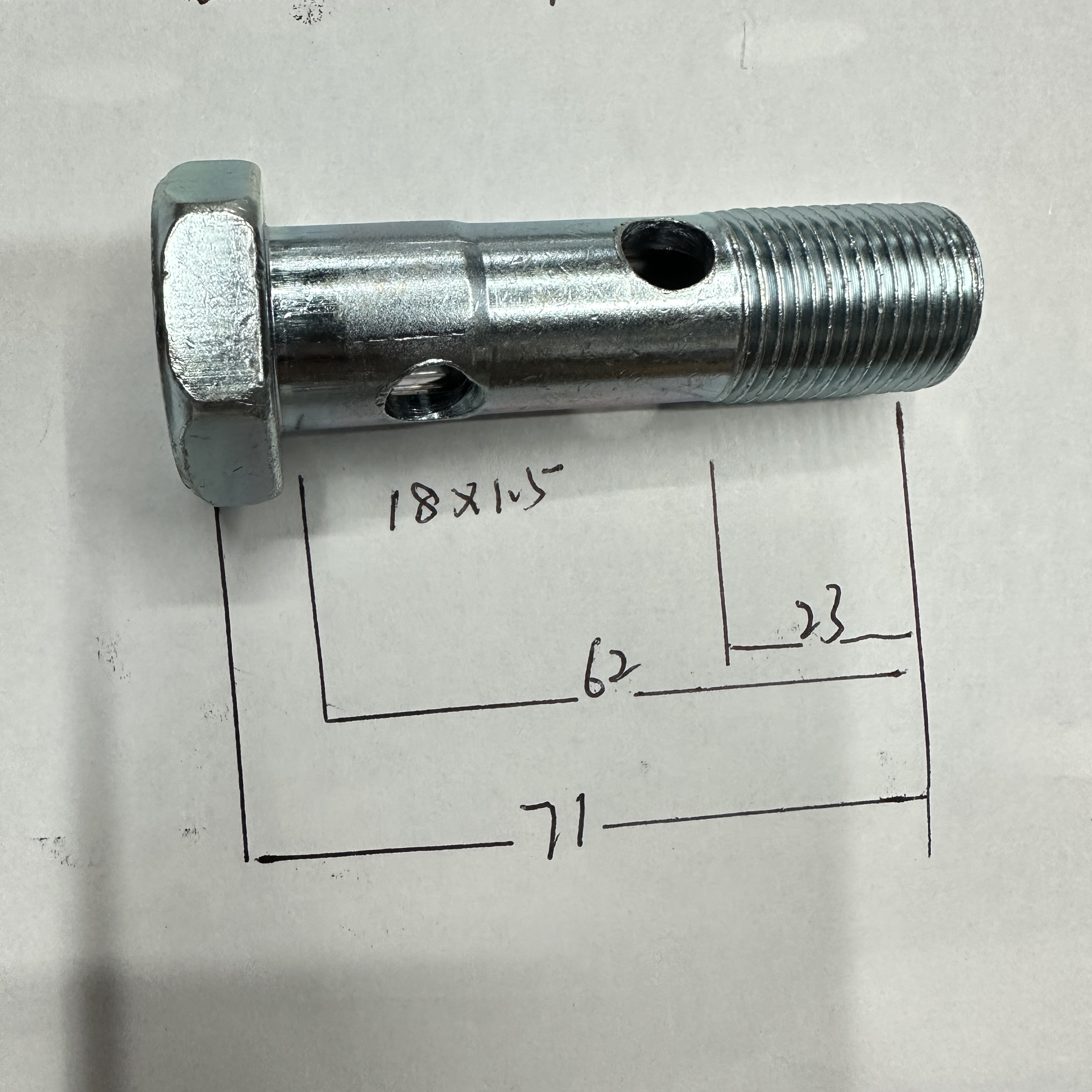 滤清器配件/发动机配件/空心螺丝产品图