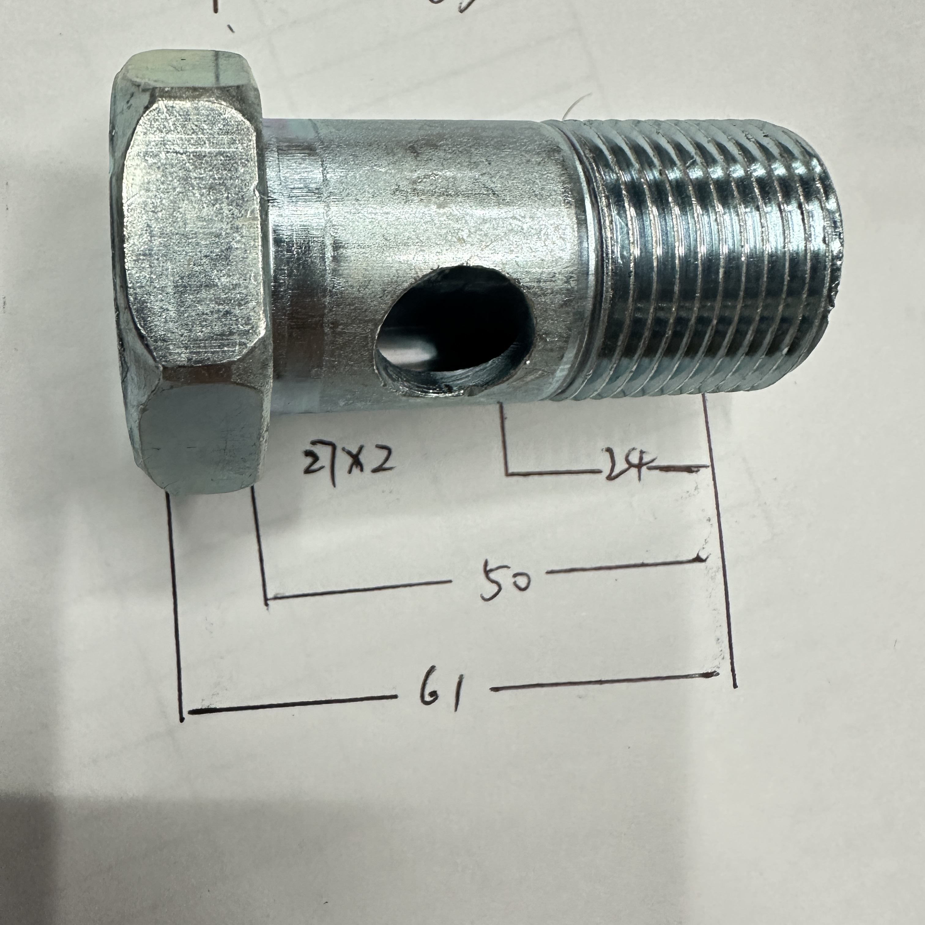 各种尺寸通用型公制两孔空心螺丝 6.8.10.12.14.16.18.20.22.24.26.27