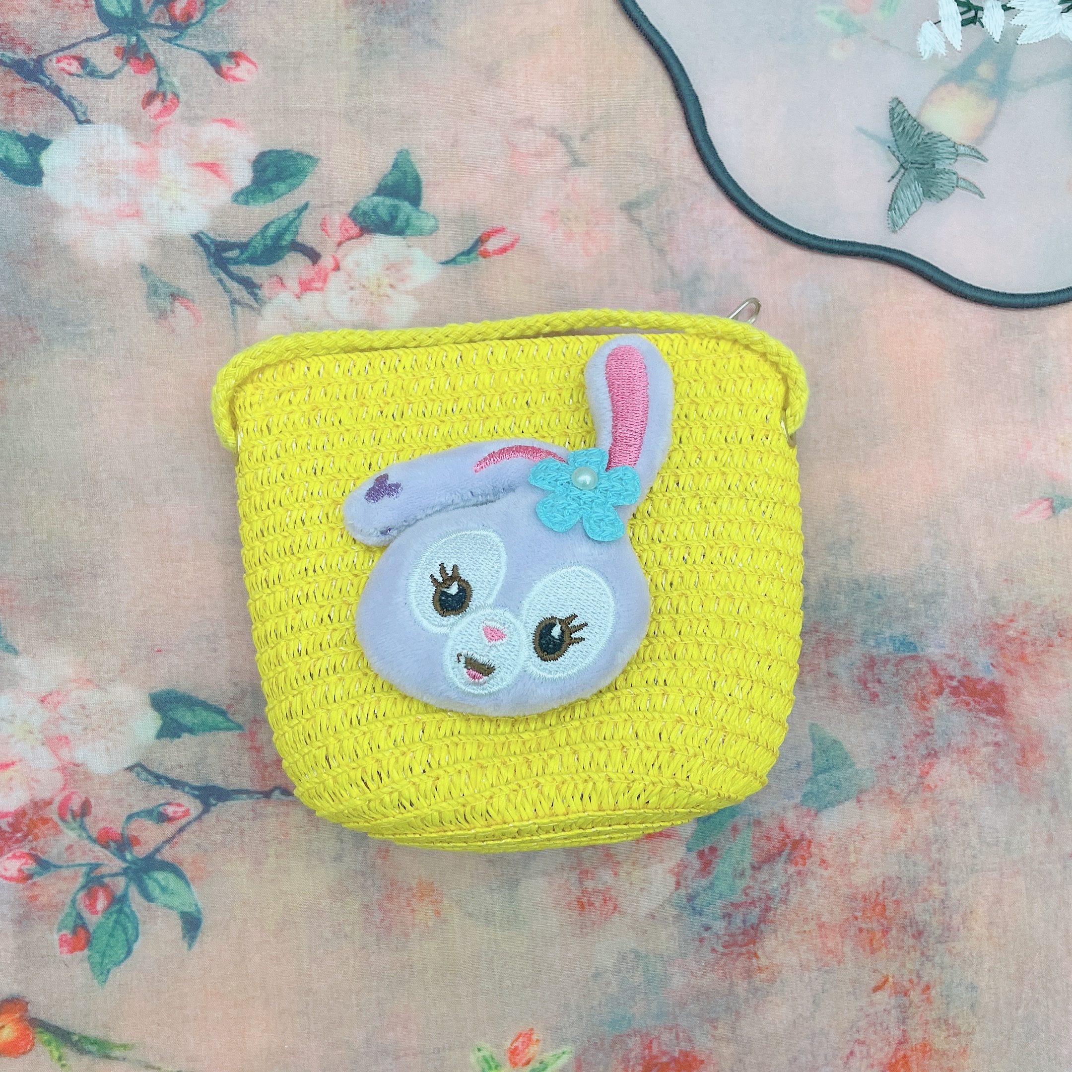 Summer hand-woven straw small bags wholesale, beach vacation bags, Little Rabbit Star Delu popular small bags, crossbody bags Specification image