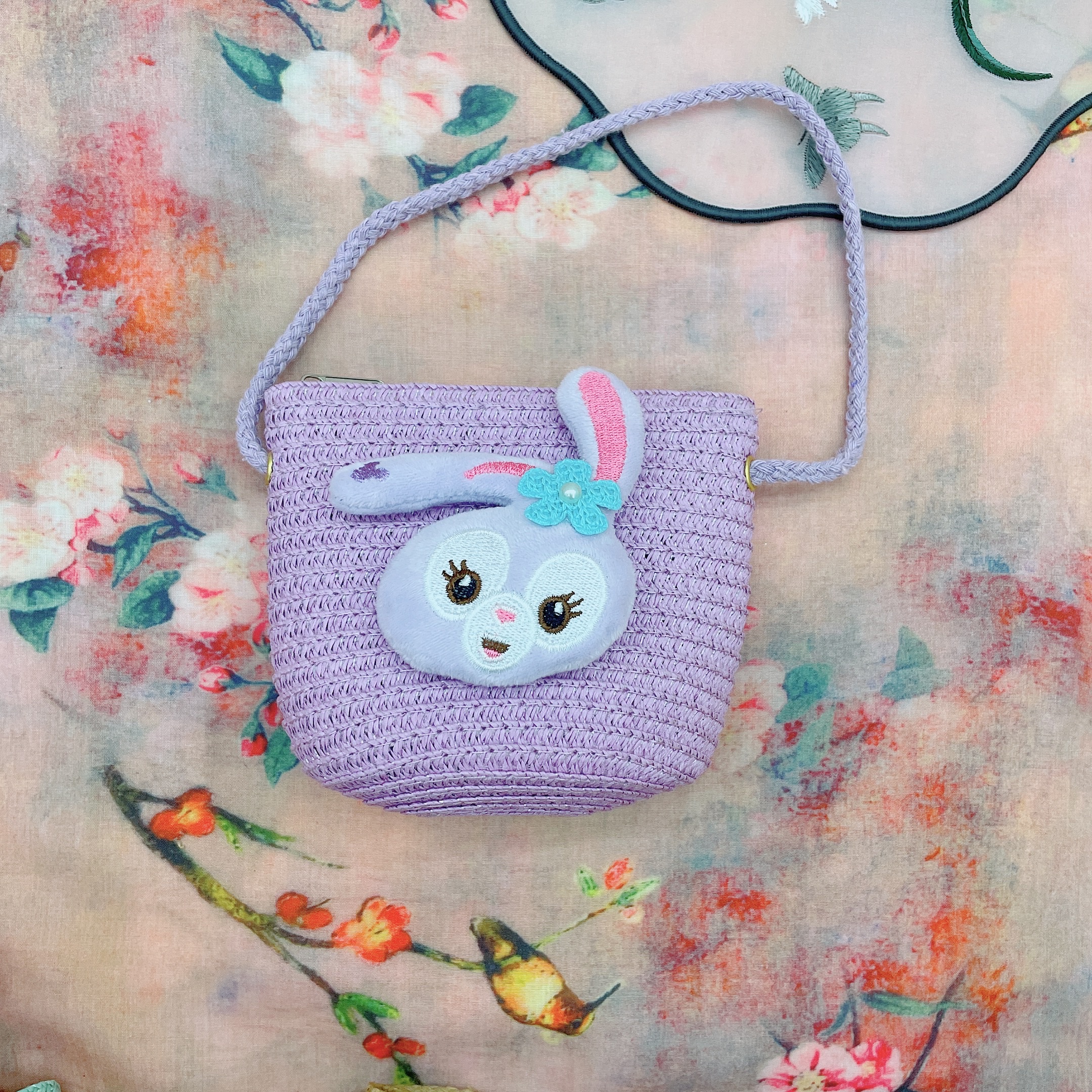 Summer hand-woven straw small bags wholesale, beach vacation bags, Little Rabbit Star Delu popular small bags, crossbody bags