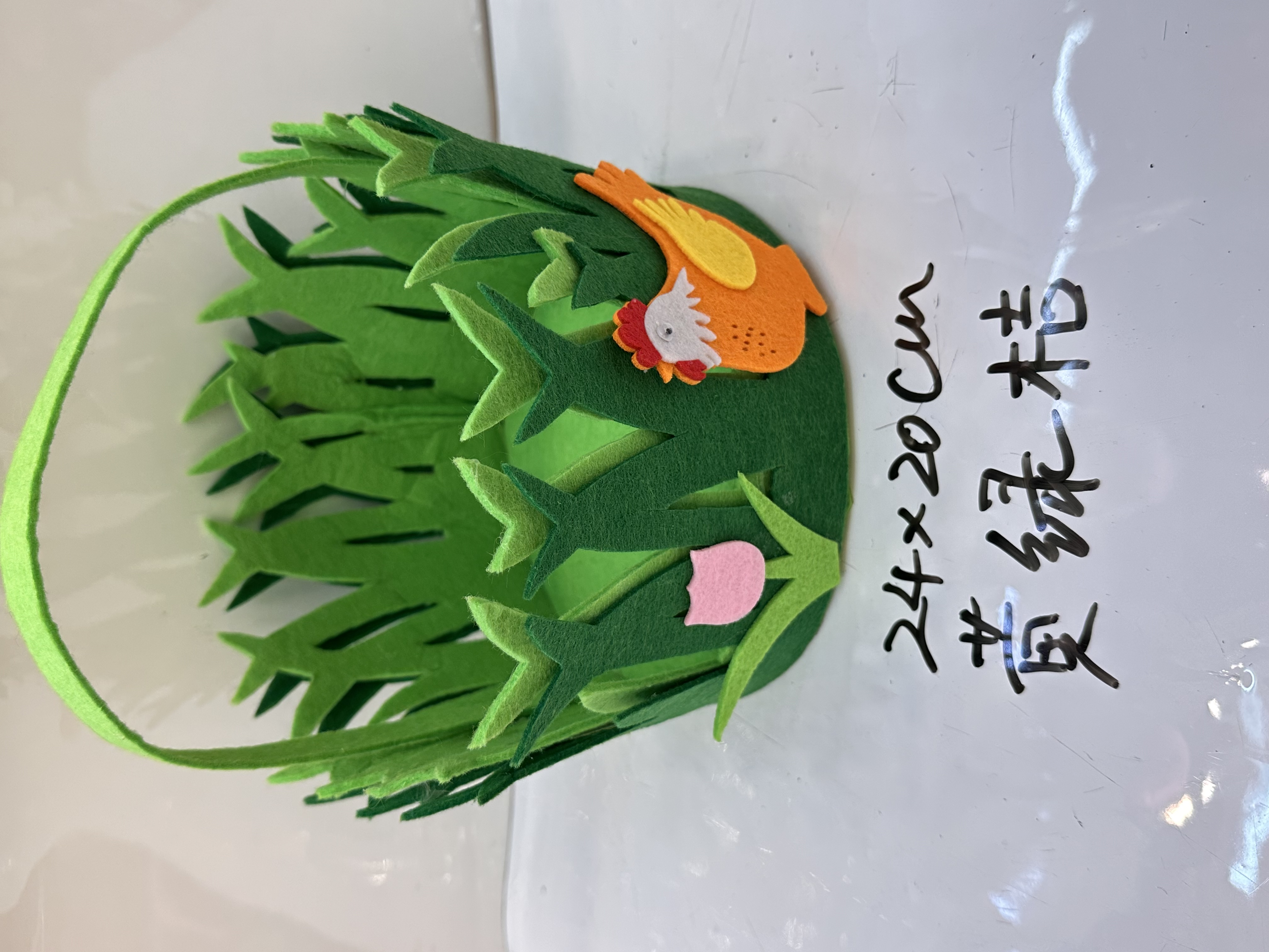 The source factory supplies Easter non-woven fabric baskets/Easter baskets details Picture