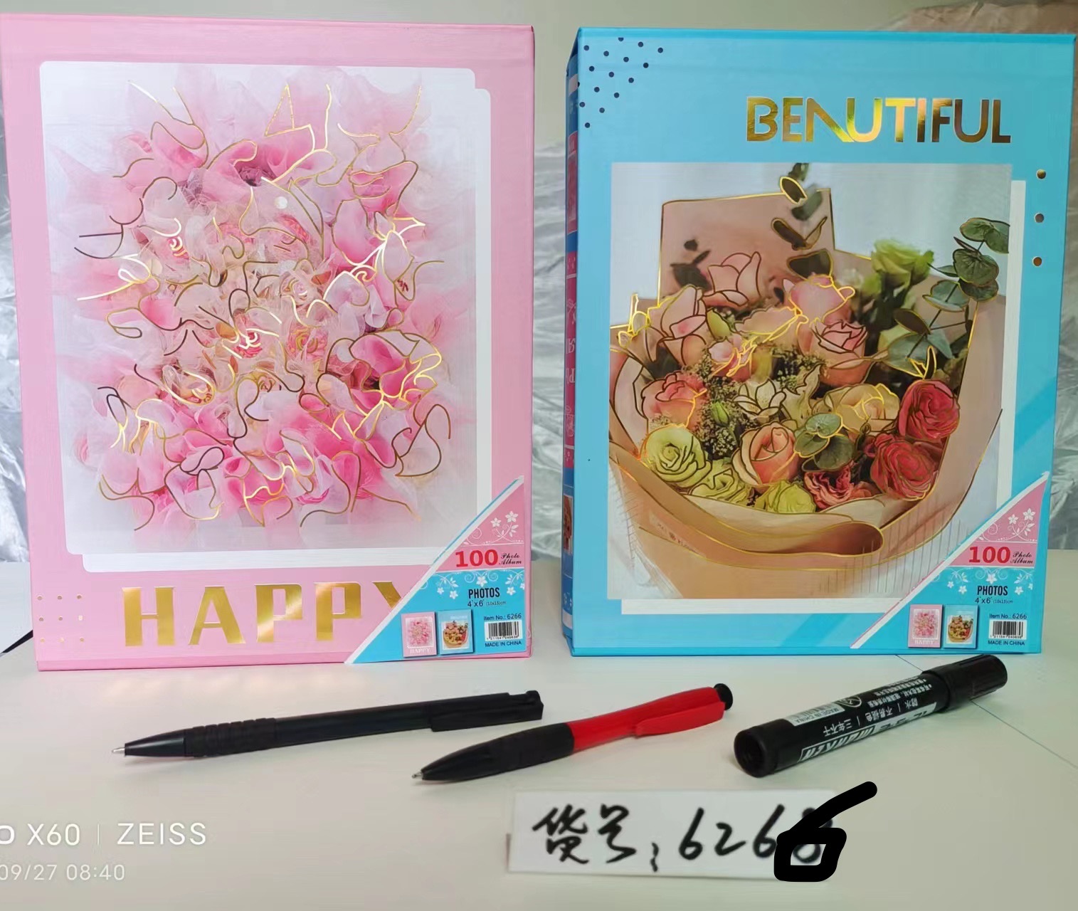 New printed face 6-inch 200-sheet bagged box photo album Family photo album photo album wholesale