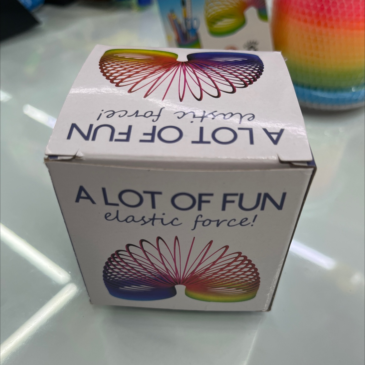 塑料制品透明彩虹圈弹珠彩虹圈塑料玩具儿童玩具详情图2