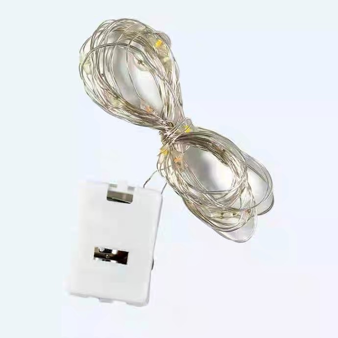 Electronic led50cm10 lamp in color, including electronic flower gift box decoration copper wire lamp Specification image