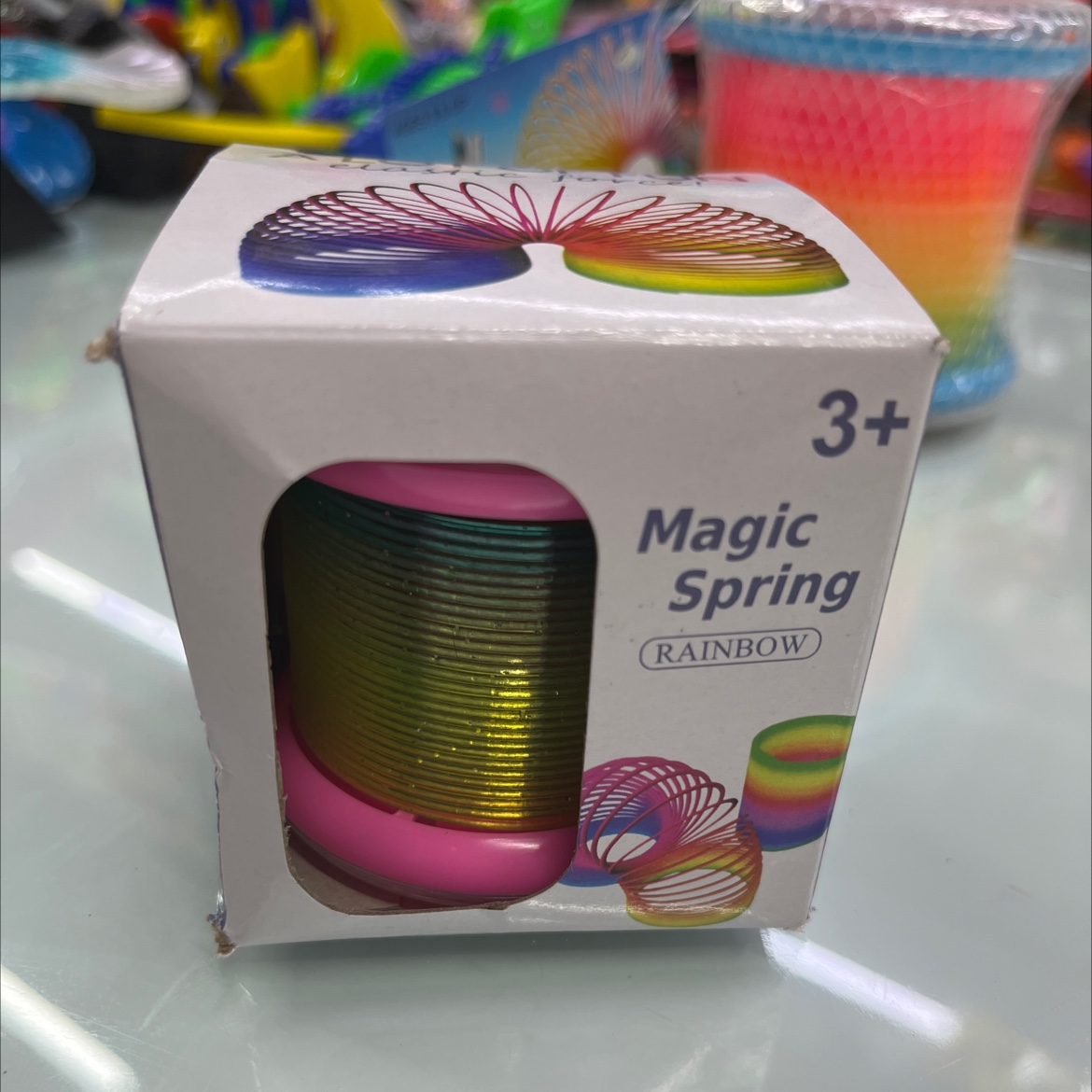 塑料制品透明彩虹圈弹珠彩虹圈塑料玩具儿童玩具详情图3