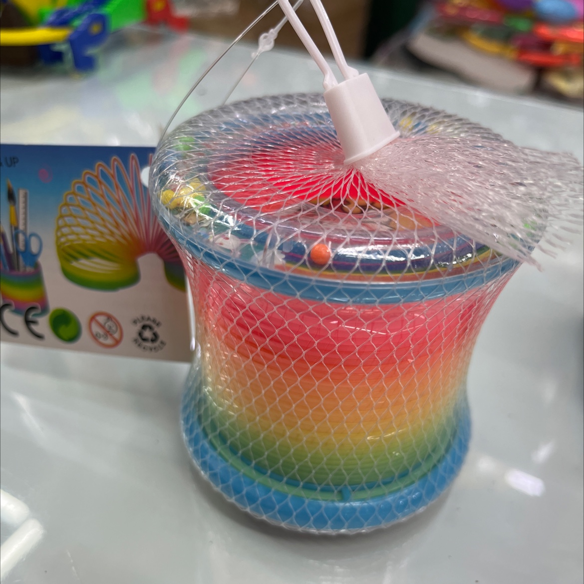 塑料制品两圈彩虹圈塑料玩具儿童玩具图