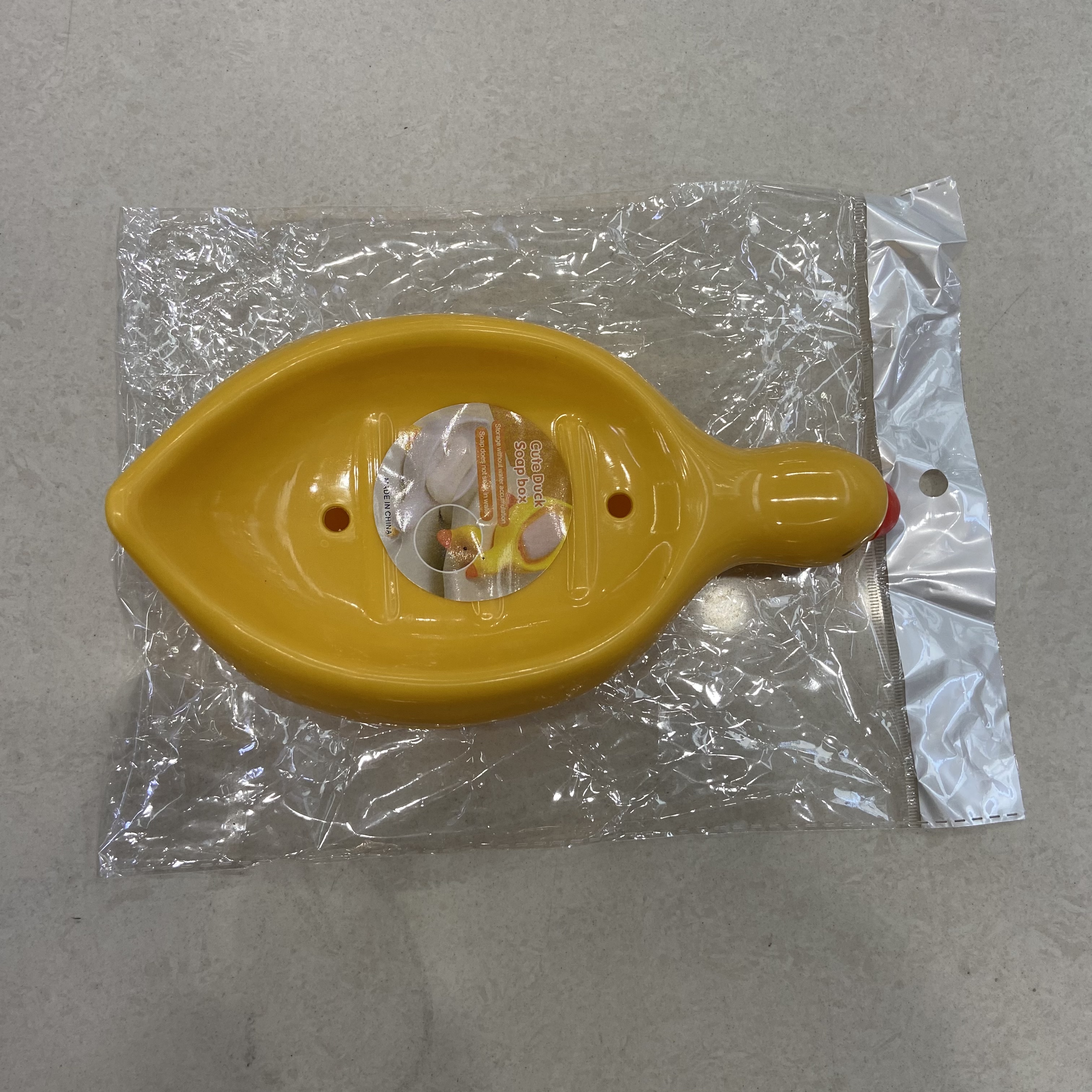 肥皂盒家用小鸭子沥水香皂盒卡通可爱厨房卫生间免打孔收纳置物架