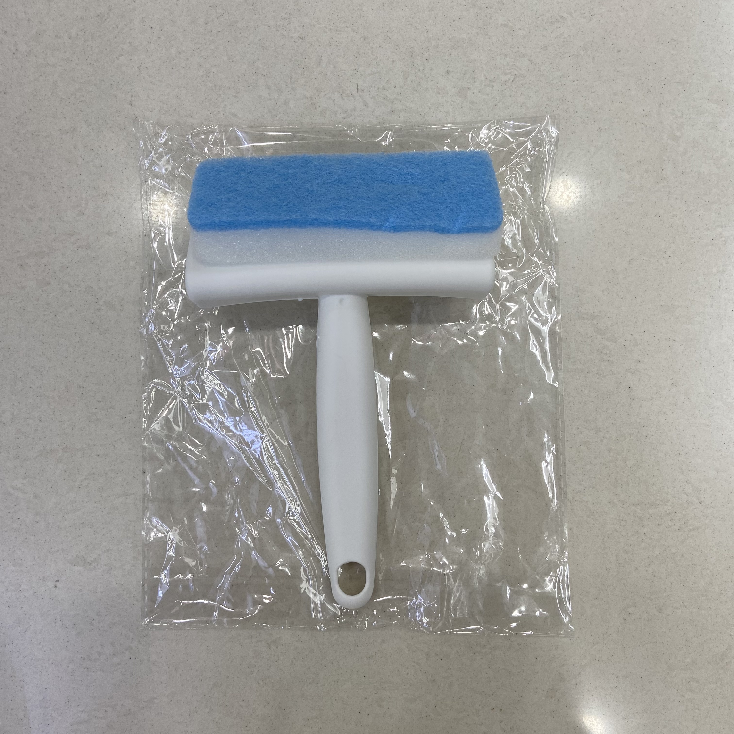 双面刷头玻璃镜面清洁刷二合一擦玻璃神器多用刮水器百洁布海绵擦