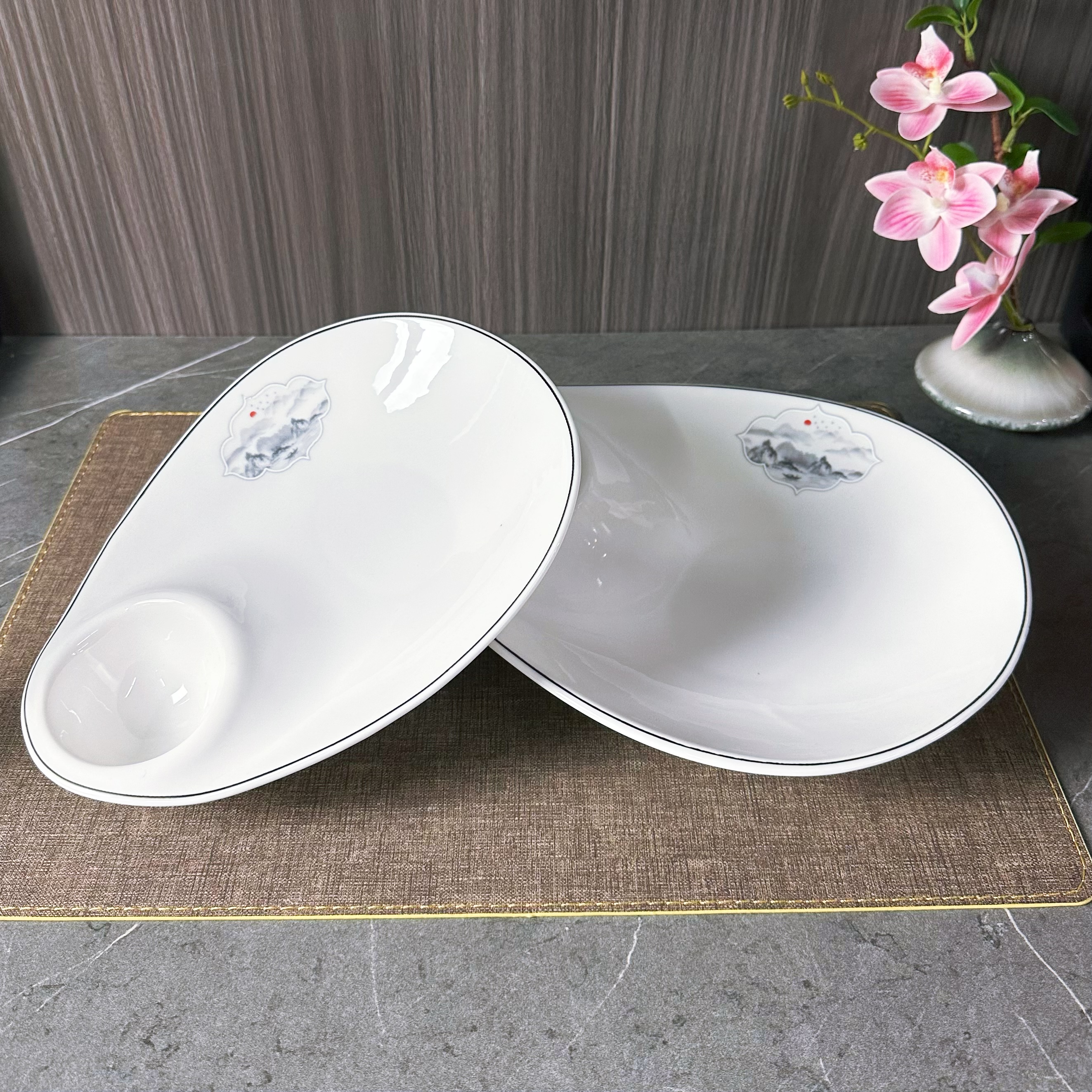 酒店用品/陶瓷餐具/盘子细节图