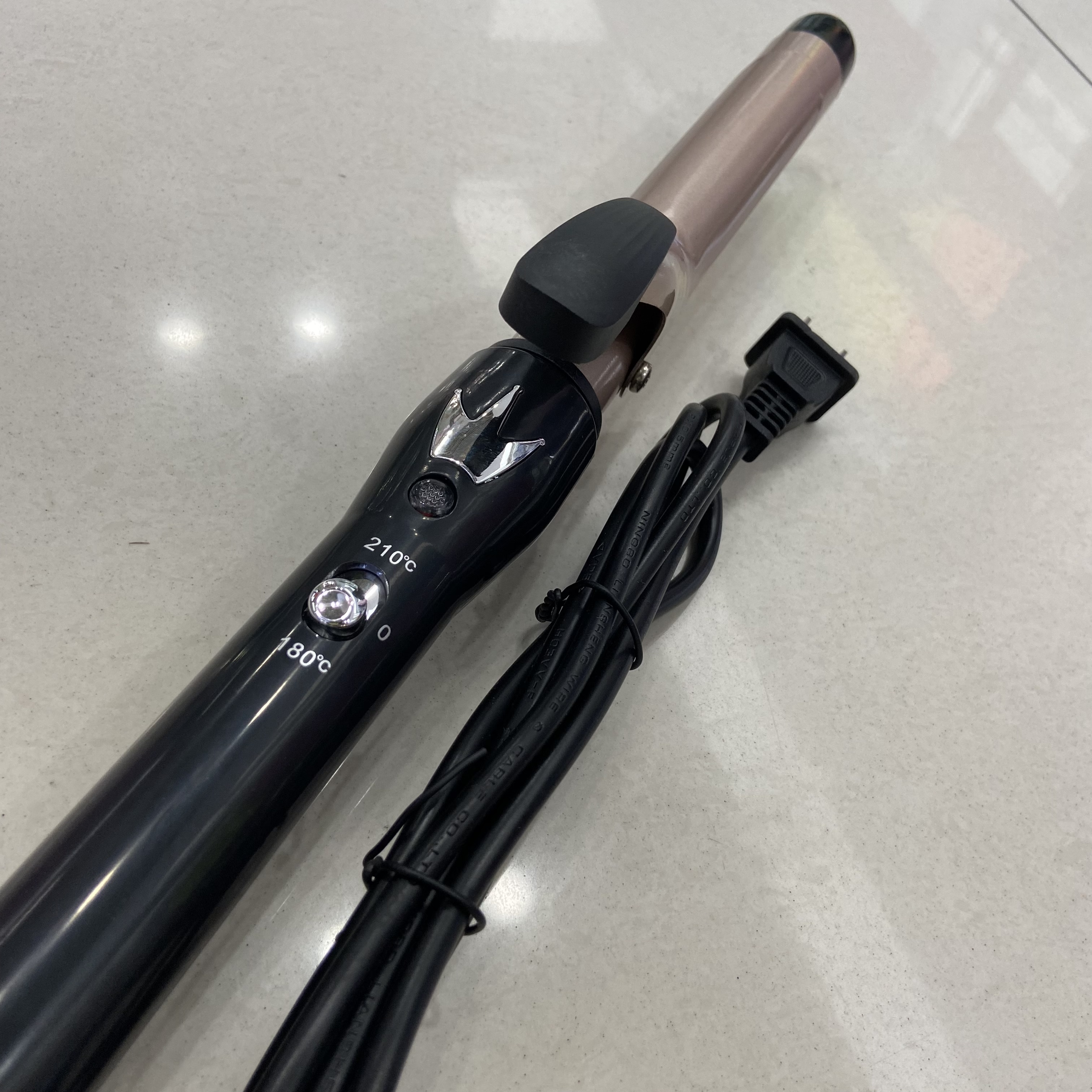 Encrespador de pelo eléctrico termostato natural big roll cabeza de flor de pera rizador de pelo eléctrico rizador de pelo rizador de tubo de cono Specification image