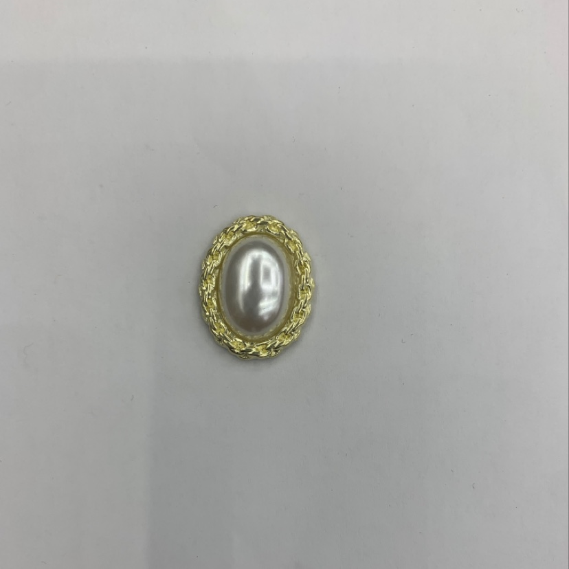 链条边椭圆/多钻八角/珍珠镂空产品图