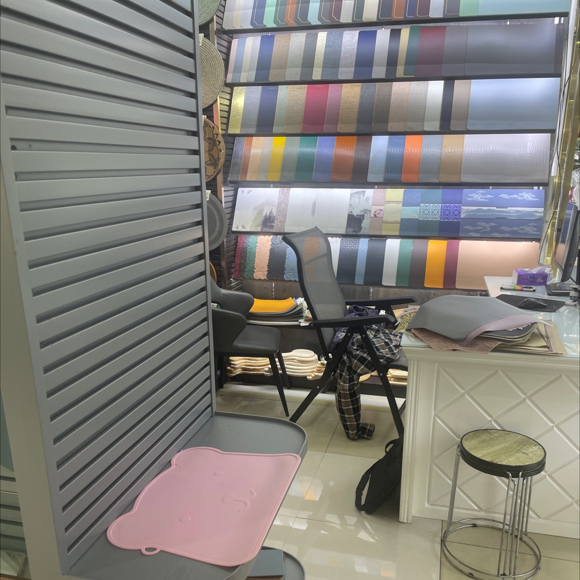 跨境北欧风皮/高级感西餐垫/皮革餐垫产品图