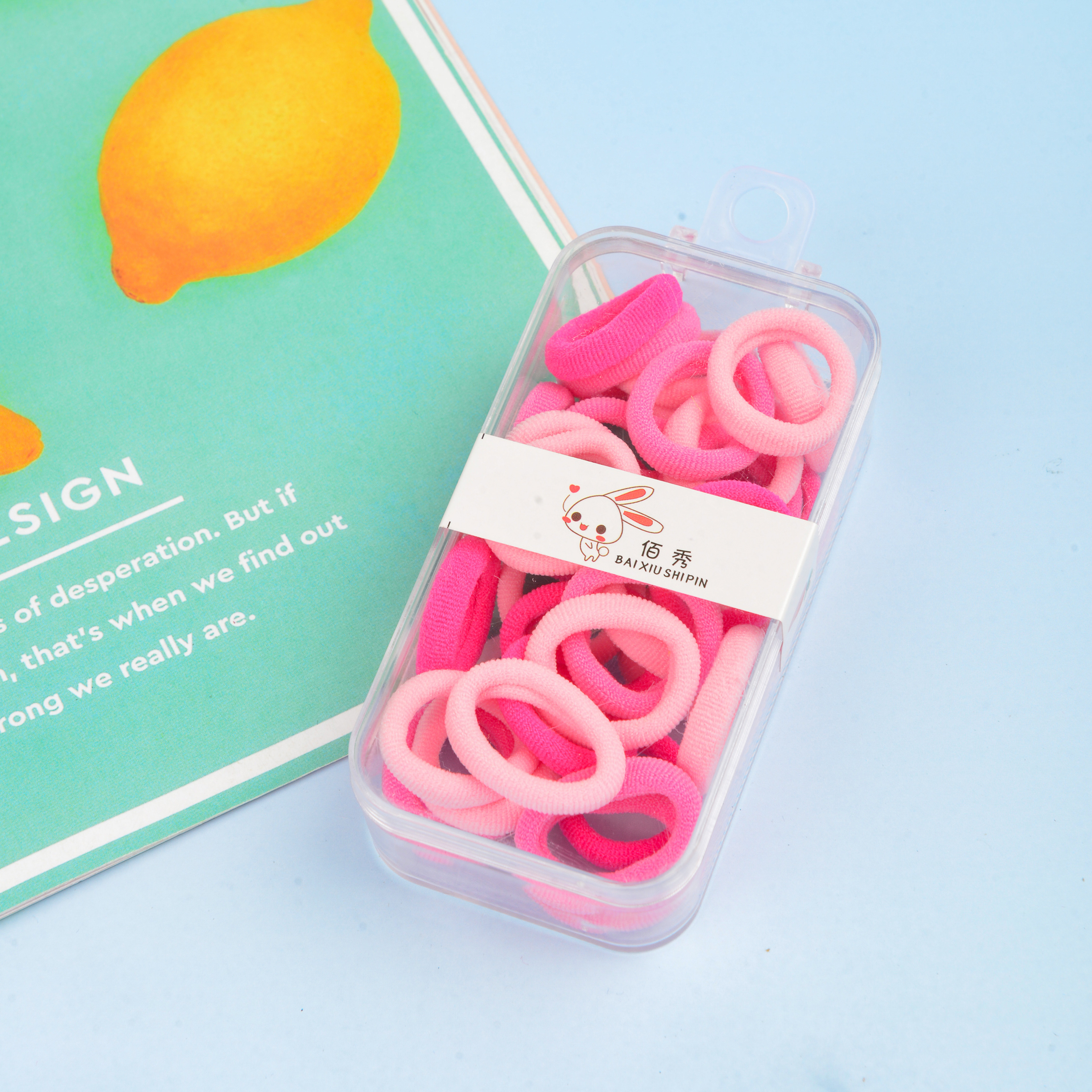 [2023 New] Korean Version Of Color Children's Small Towel Circle Rubber Band Hair Circle Candy Color High Elastic Simple Female Application Scenario