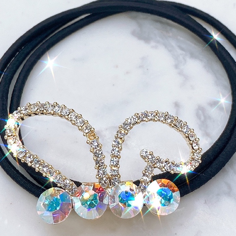 Rhinestone Rubber Band details Picture