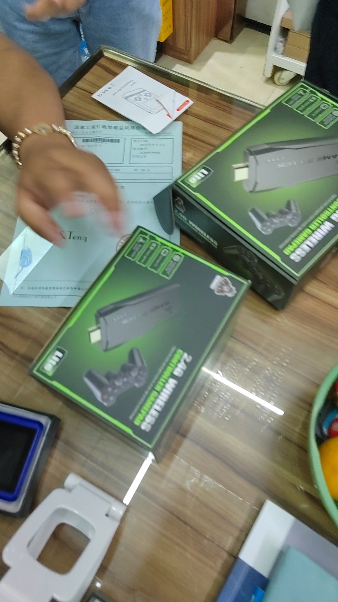 家用游戏机  2.4G 无线双人电视游戏机  高清PS街机  2万游戏畅玩
