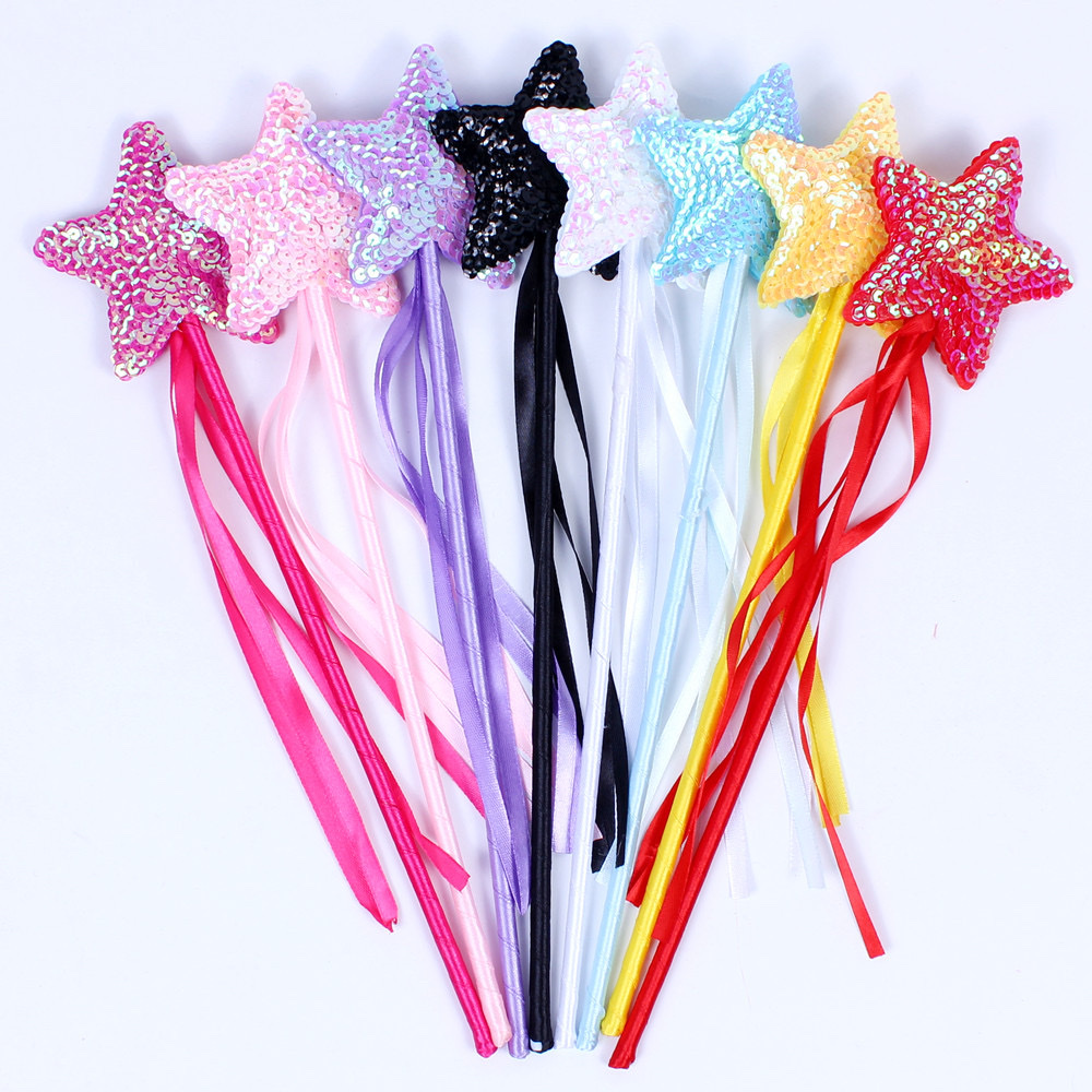 New Fairy wand for Children's Day party, five-star fairy wand for children, hand-held magic wand manufacturer wholesale