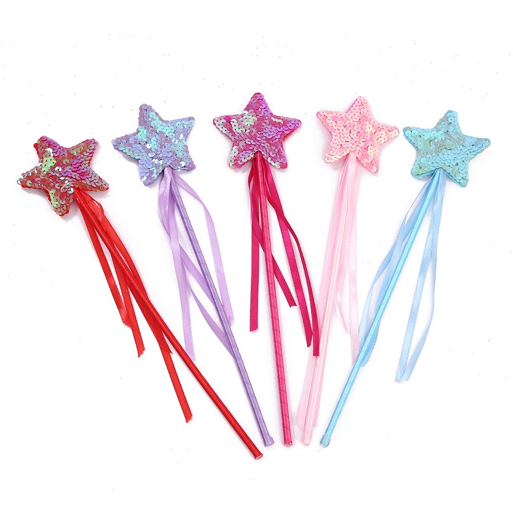 New Fairy wand for Children's Day party, five-star fairy wand for children, hand-held magic wand manufacturer wholesale details Picture