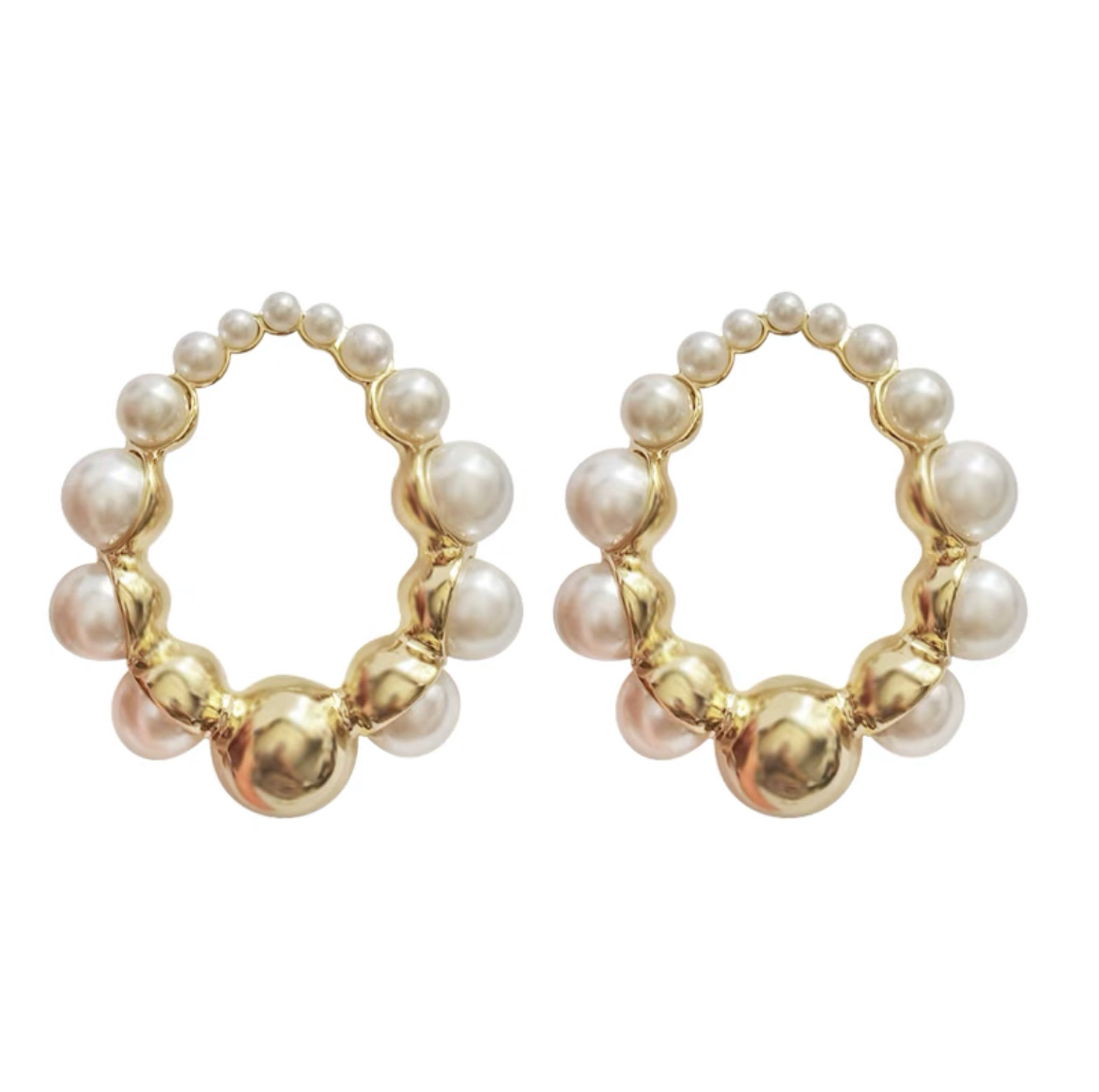 Korean Minority Design Light Luxury High Sense Pearl Temperament Princess Wind Earrings Fate Season Application Scenario