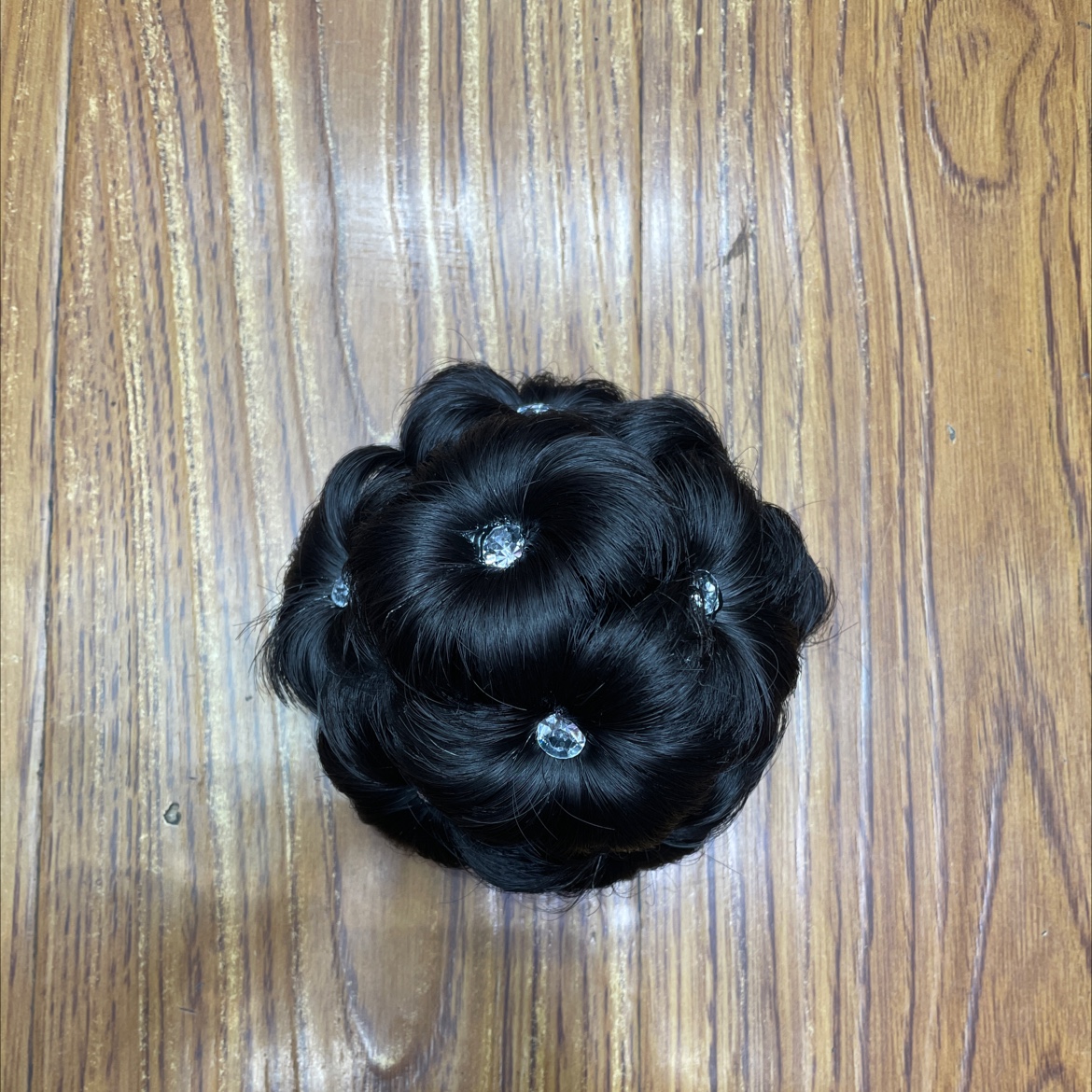 盘花假发/假发夹子/假发大盘花细节图