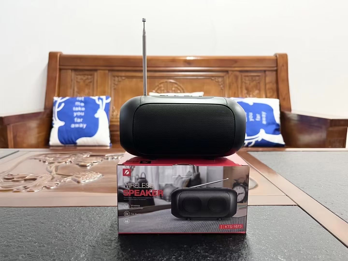 全网最低！G T S-1673蓝牙小音箱，音质超赞，便携插卡音响，限时抢购，错过后悔！