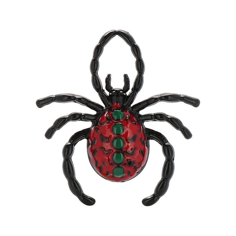 diy Halloween prank spider accessories - A terrifying animal spider necklace. Earrings, pendants, alloy accessories for hanging pendants Application Scenario