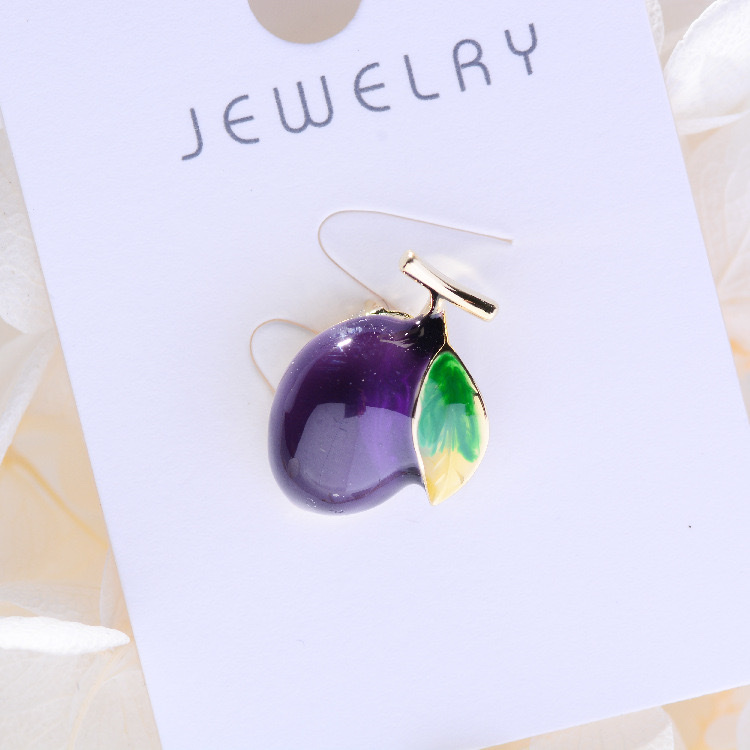 0702 Cute olive brooch details Picture